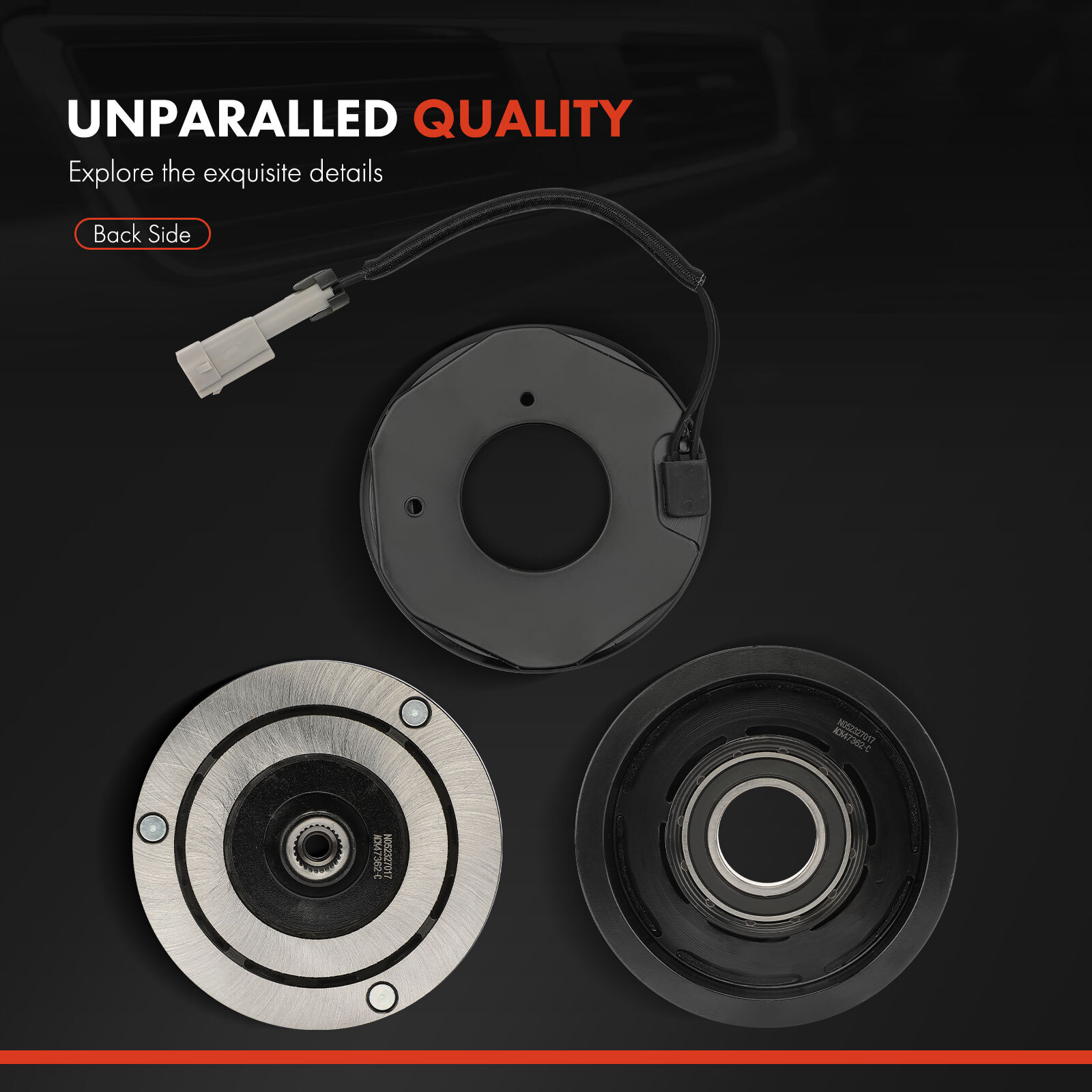 AC Compressor Clutch Kit for GMC Sierra Savana Yukon Cadillac Escalade Hummer