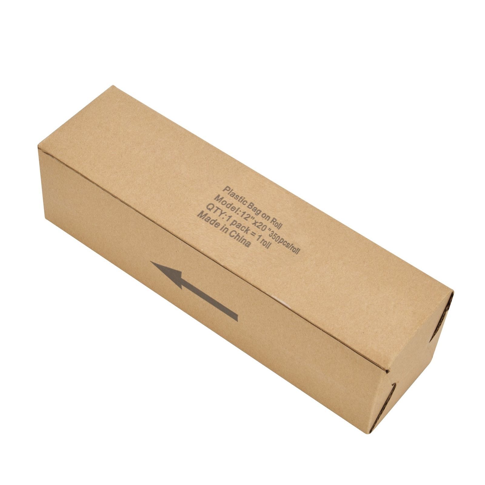 12"x20'' Plastic Produce Clear Bag on Roll 350 Bags / Roll Bread Fruit Vegetable