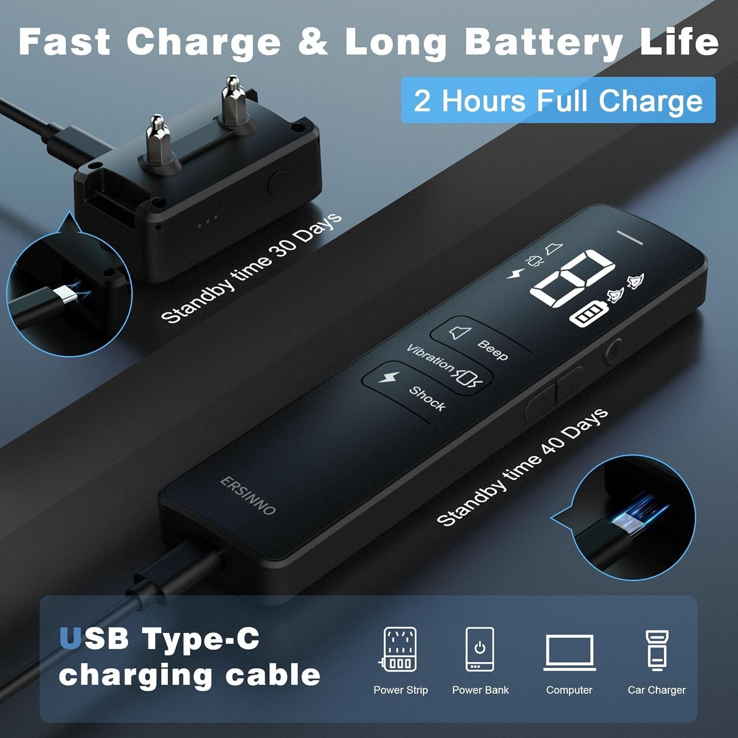 Dog Shock Collar 2 Dogs - 3300Ft Dog Shock Collar with Remote Control for 2 Dogs