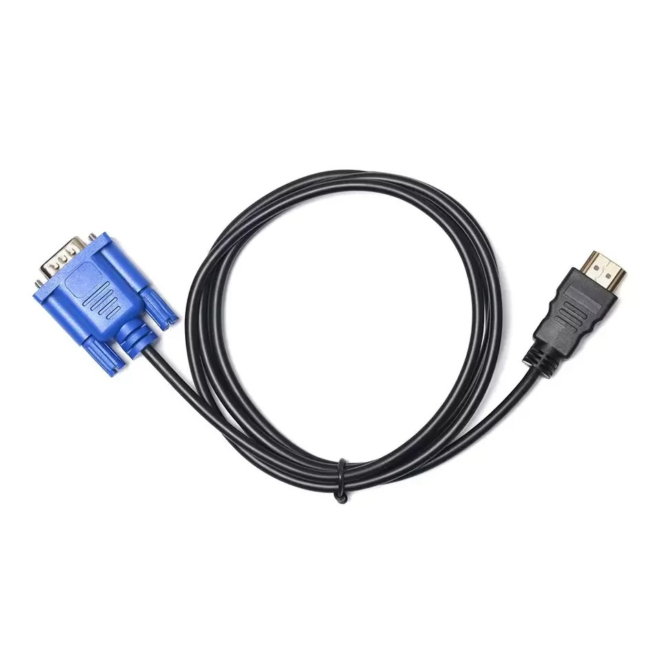 6FT HDMI Male to VGA Male Converter Adapter 1080P Cable for PC Monitor HDTV Roku