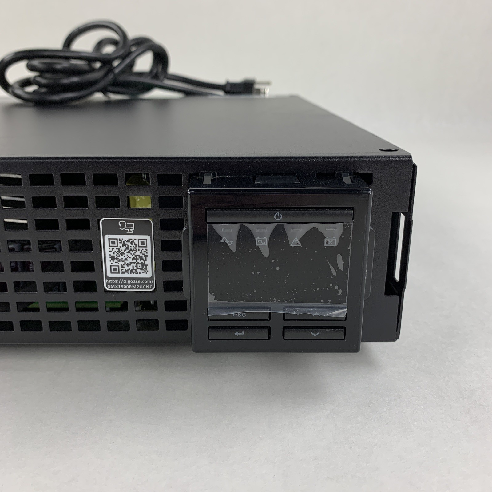 APC SMX1500RM2UCNC Battery Backup UPS w/ AP9641 No Batt No Caddy No FacePlate