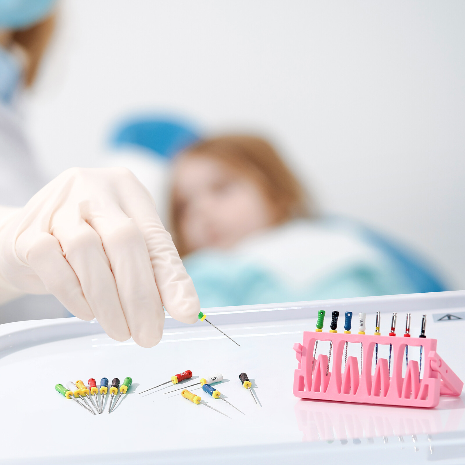 JMU Dental Endodontic Endo K Files NiTi Hand Use Root Canal Files 21/25/28/31mm