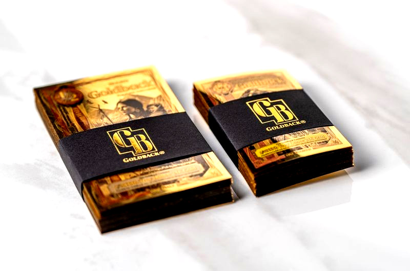 1/4 IDAHO ALPHA GOLDBACK AURUM 24K GOLD NOTE 1/2000 OZ .999 GOLD BU PRE SALE 🔥