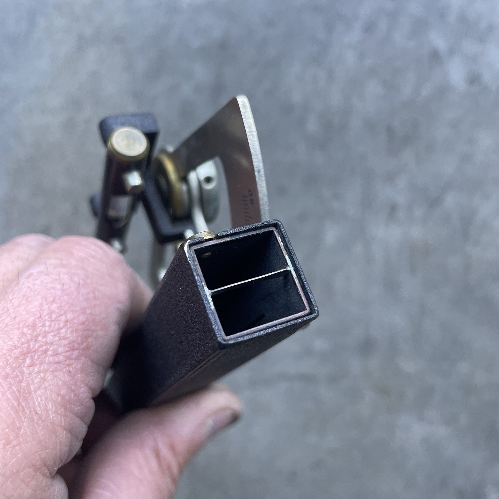 Vintage Keuffel & Esser (K&E) Abney Level Clinometer –With Original Leather Case