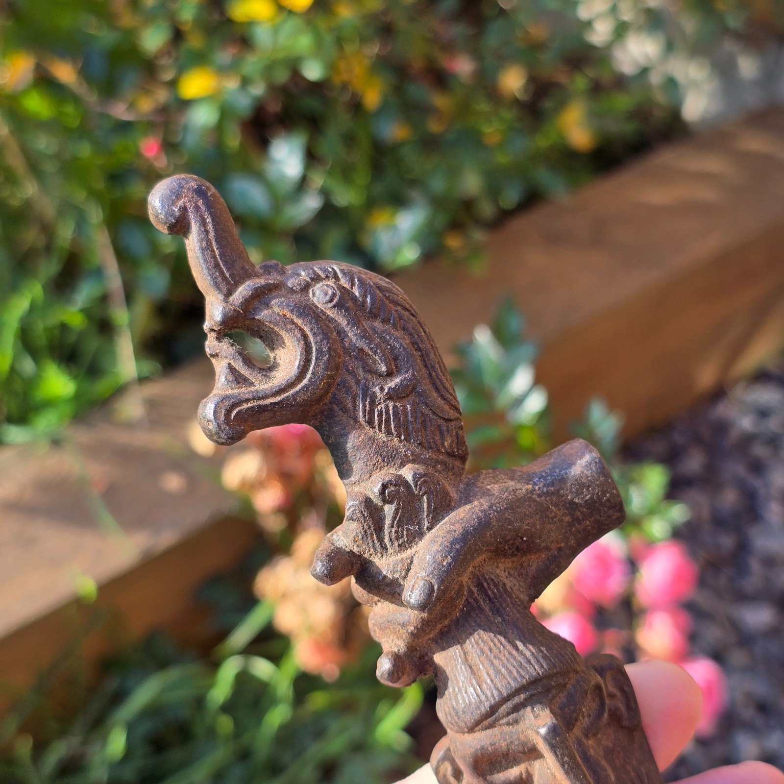 Tibetan or Nepalese Antique c19th Steel Buddhist Implement Tool Shaman