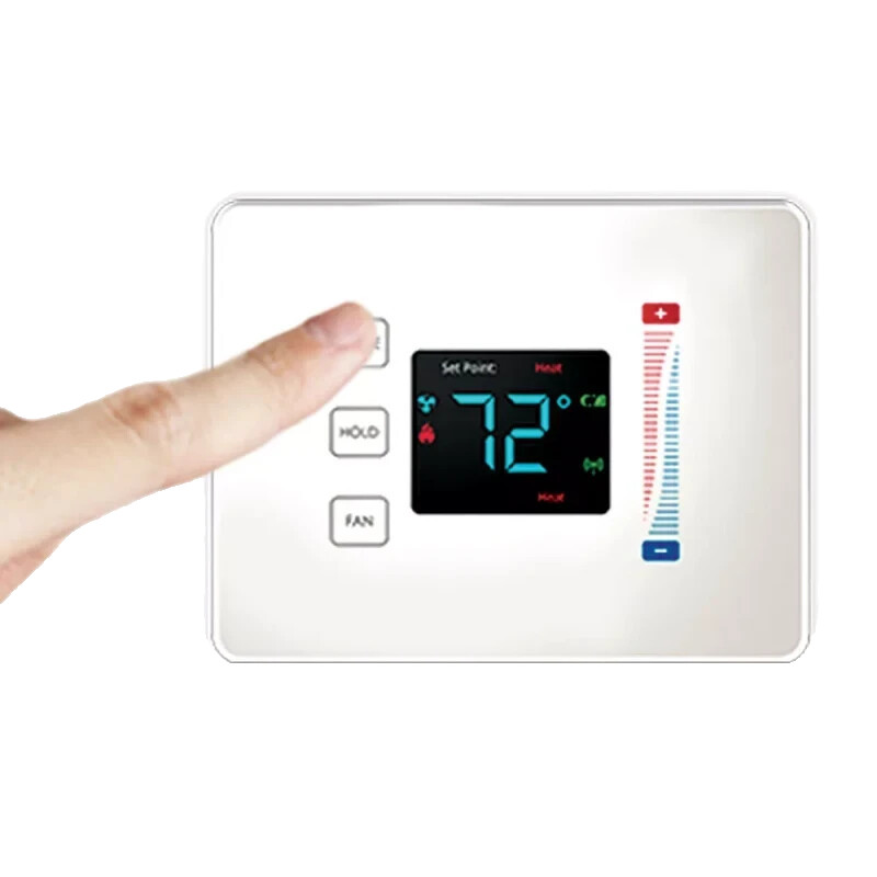 Centralite 3-Series Pearl ZigBee Smart Touch Thermostat - Works with SmartThings