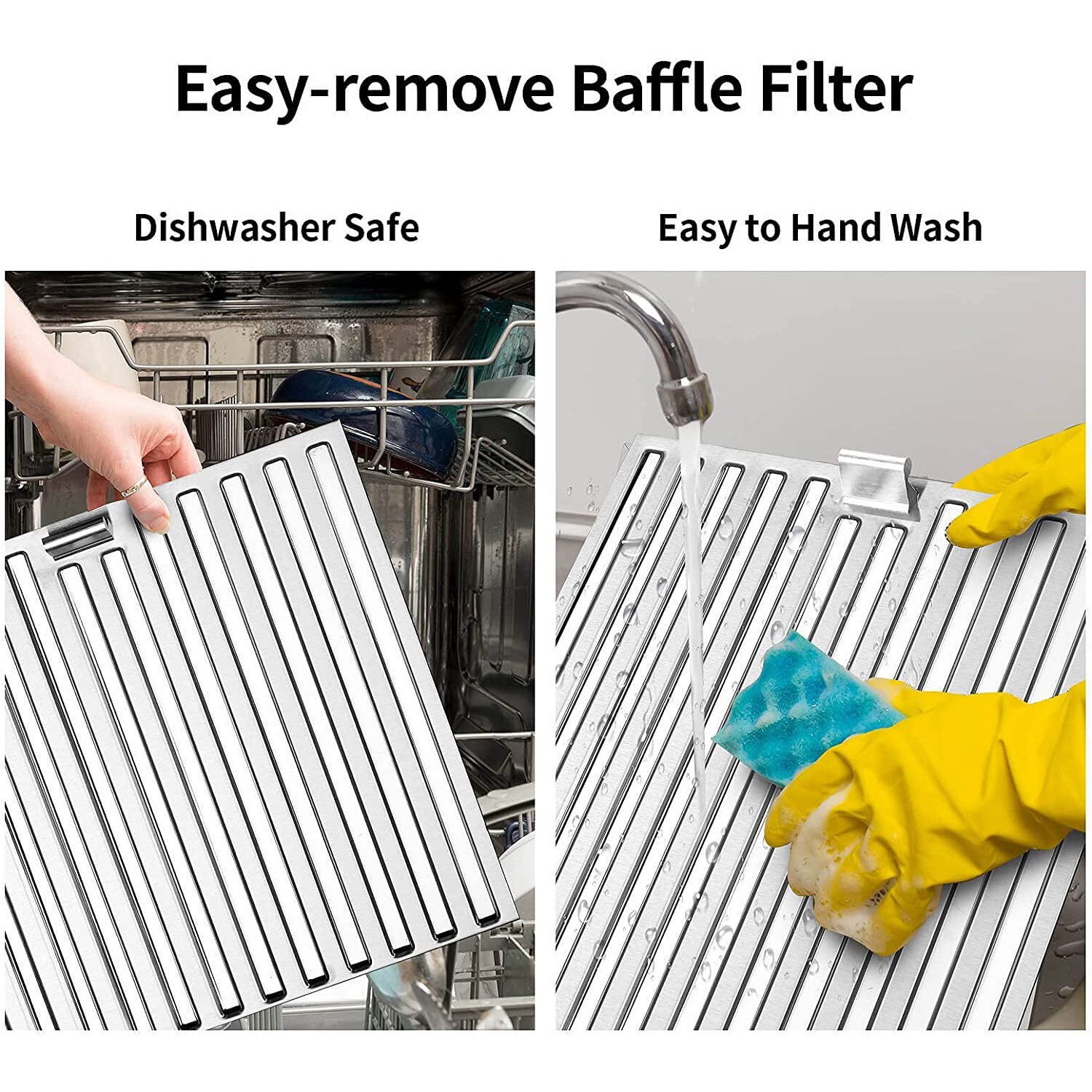 30 inch Kitchen Under Cabinet Range Hood 600CFM Stainless Steel 3-Speed Touch