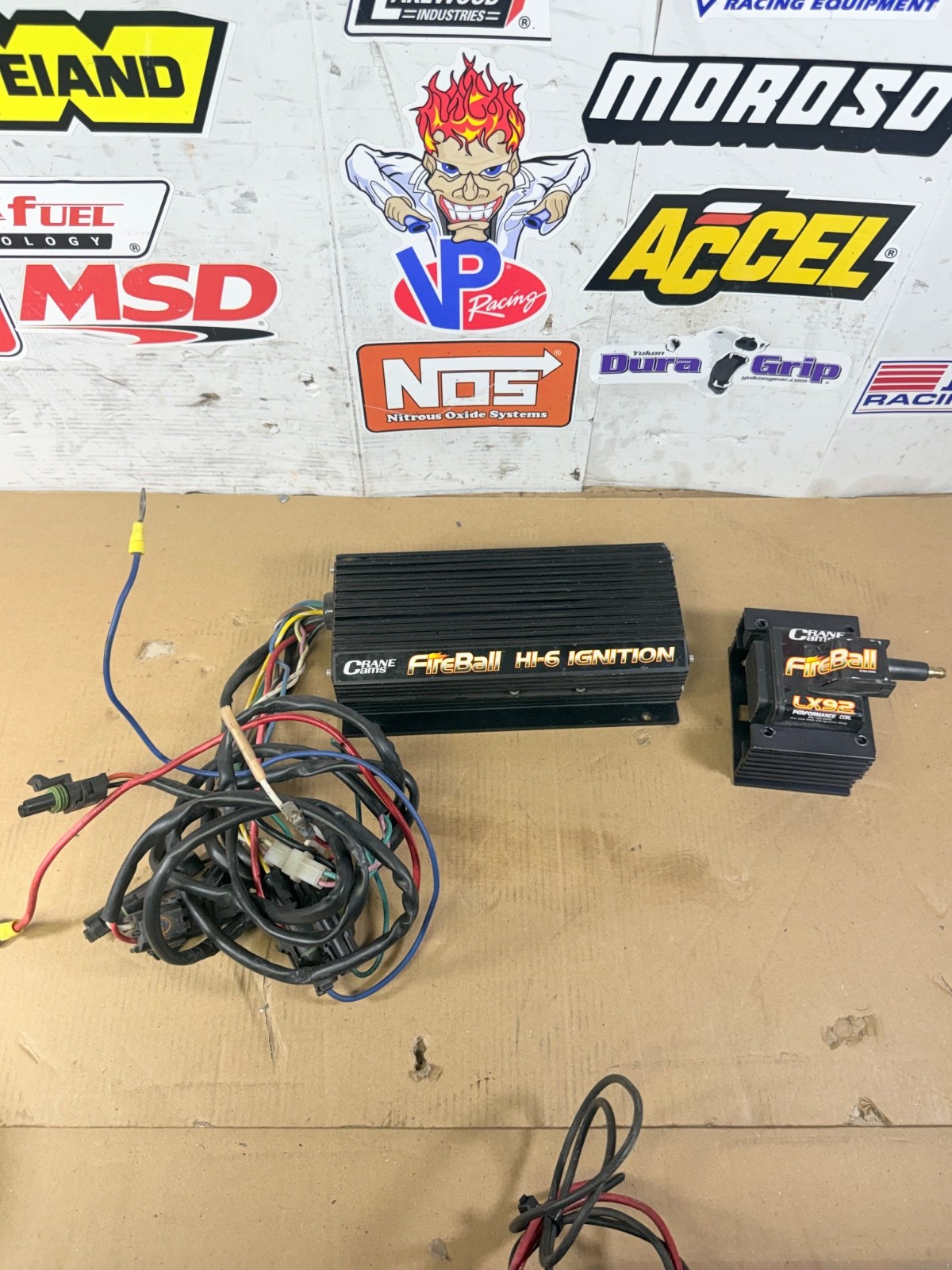 CRANE CAMS FIREBALL HI-6 CD IGNITION WITH DIGITAL  REV LIMITER + LX92 COIL