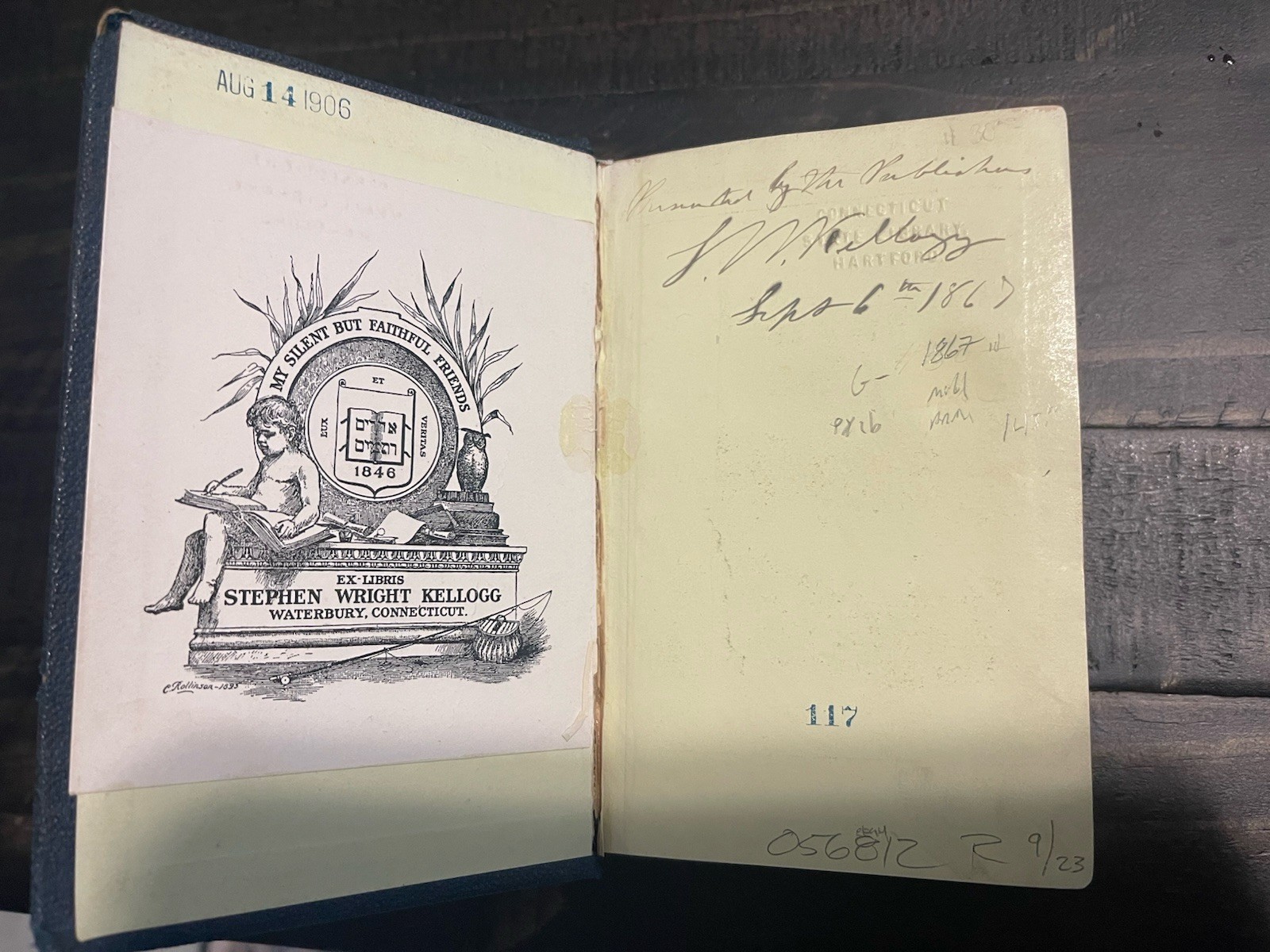 1867 Upton’s Infantry Tactics - Belonging to Congressman Stephen Wright Kellogg