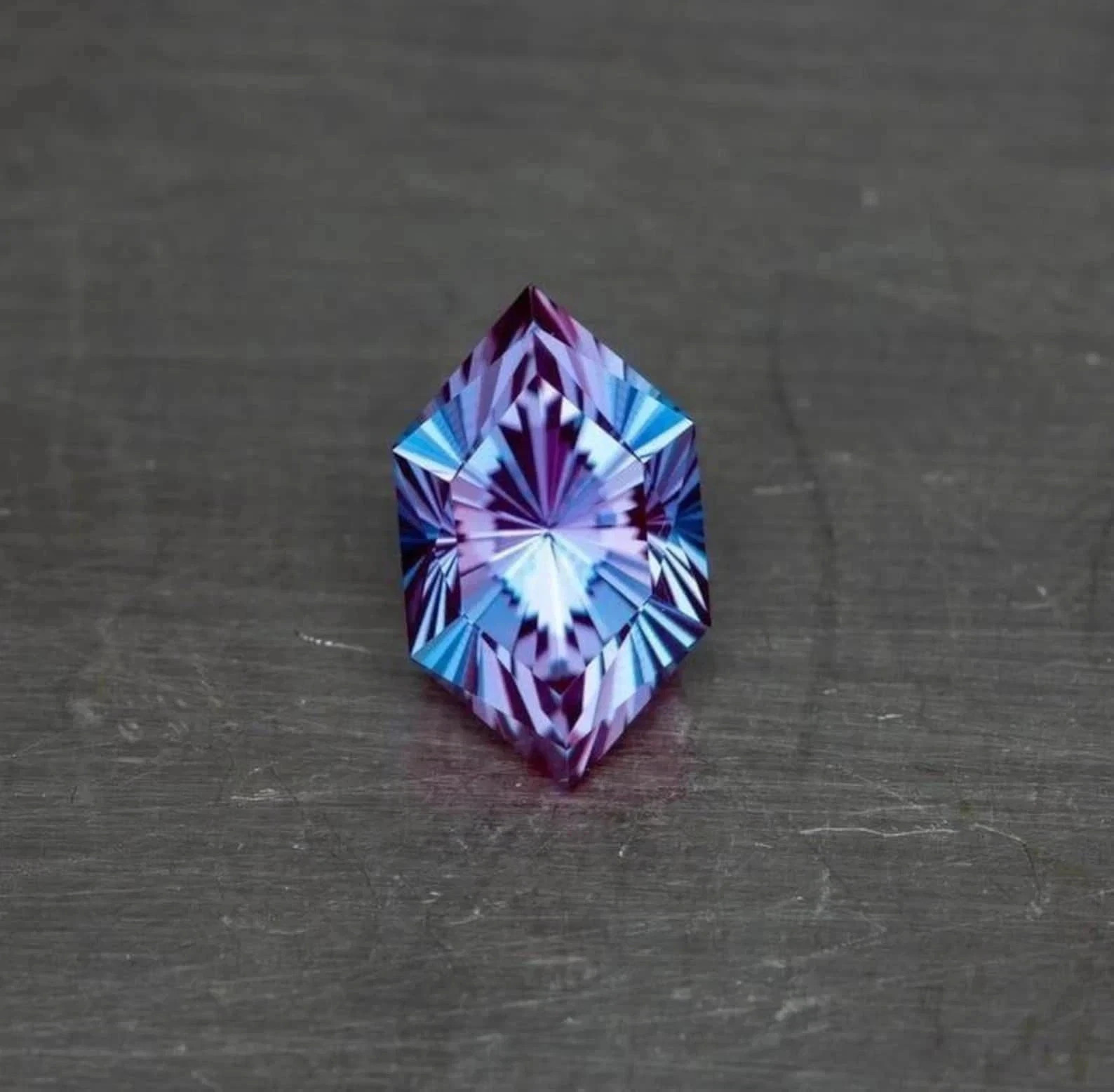 Certified 15 Ct+ Natural Alexandrite Color Change Fancy Cut Loose Gemstone