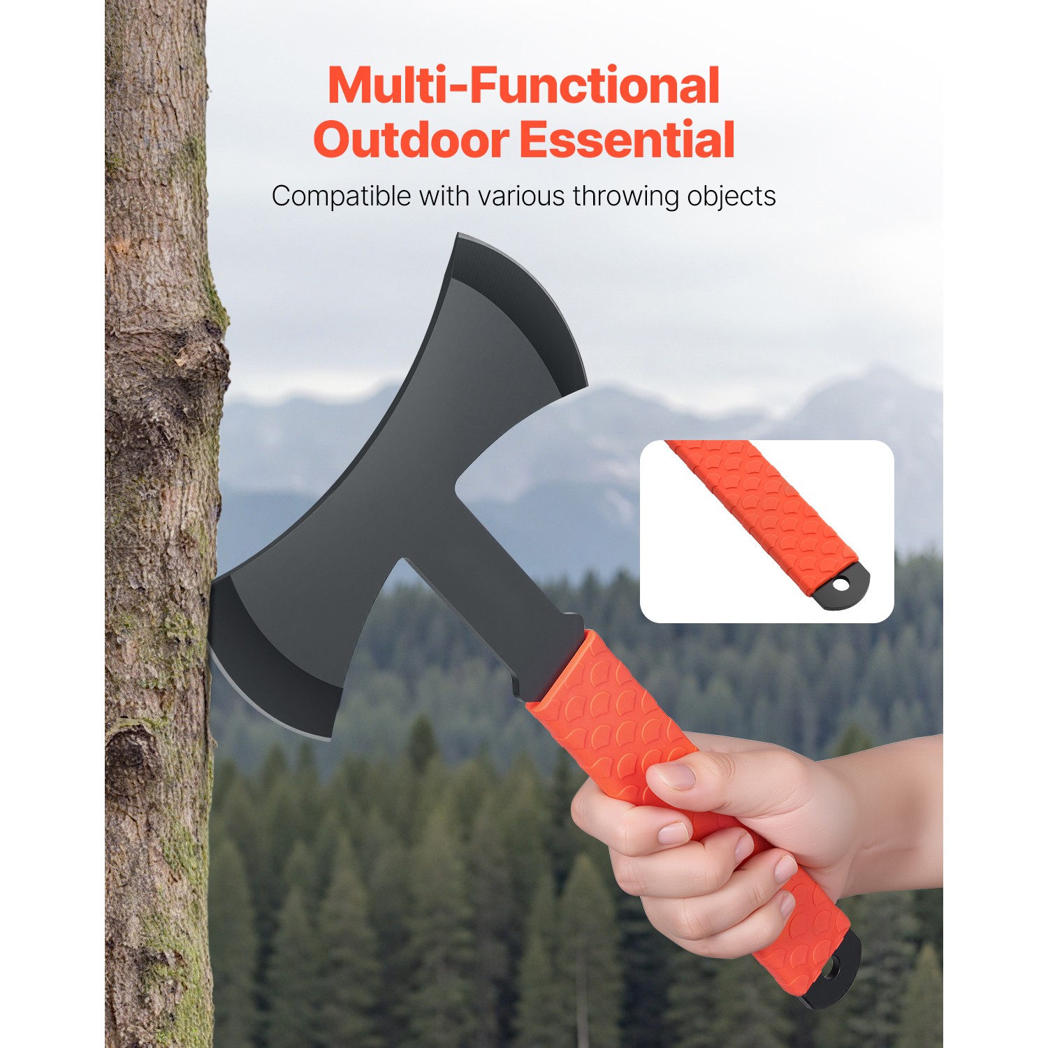 Throwing Axes and Tomahawks 3 Pack 11.9 inch Double Bit Axe Throwing Hatchet Set