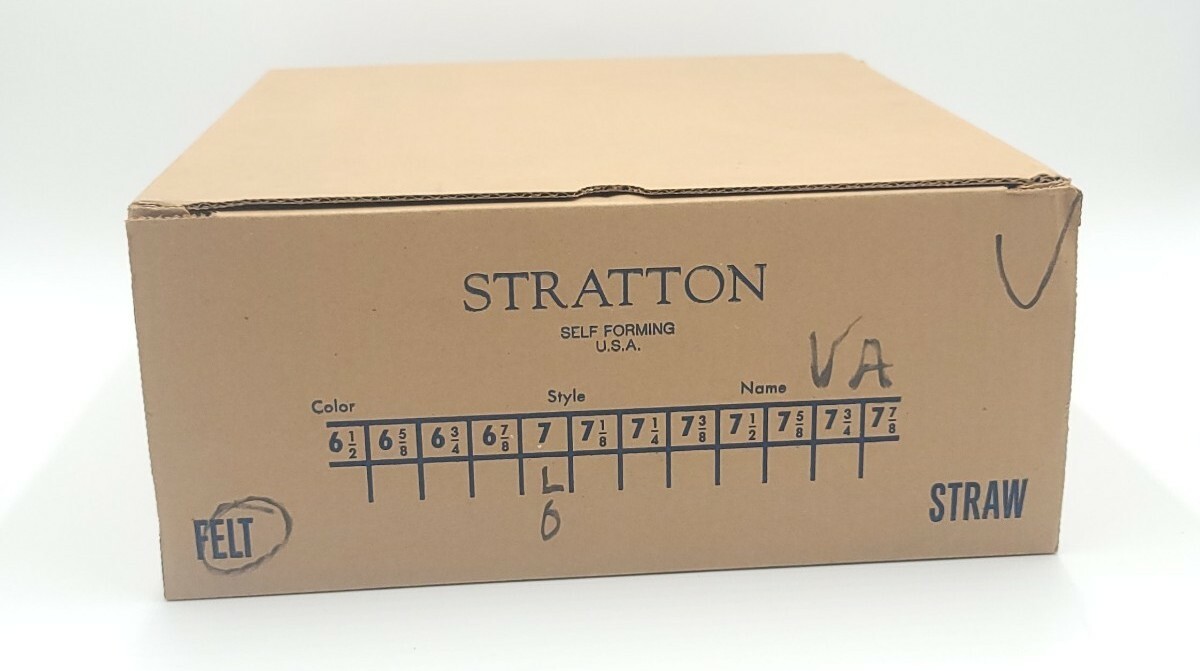 Stratton F42 Felt Self Forming Campaign Sheriff State Trooper Hat Sz 7-1/4 L.O.