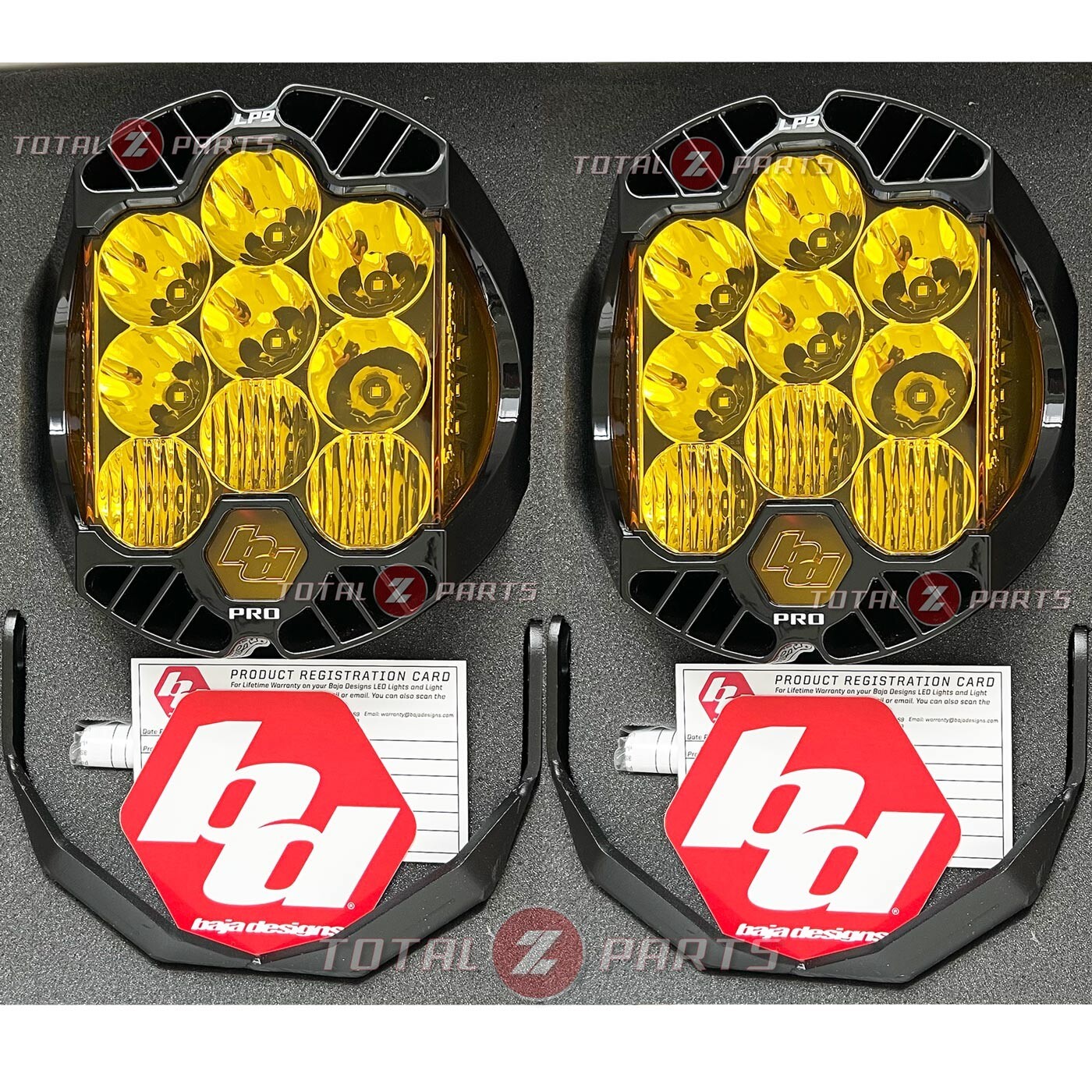 Baja Designs™ (2) LP9 Pro LED Amber Driving/Combo Off Road Lights 12,547 Lumens