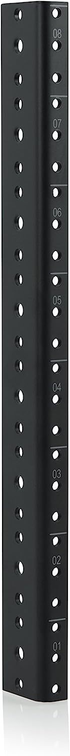 Gator Rackworks Heavy Duty Steel Rack Rail Set; 8U Rack Size (GRW-RACKRAIL-08U)
