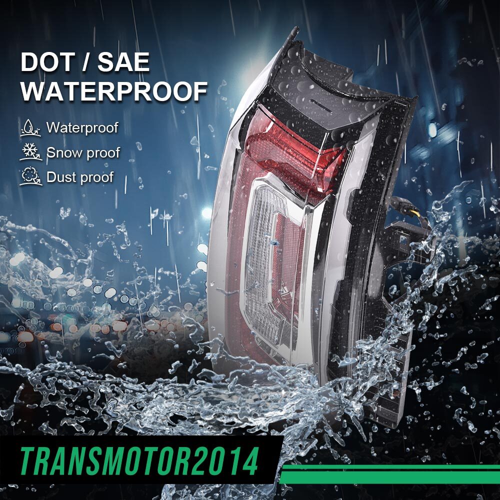 2X LED Tail Lights Brake Lamps LH & RH Side Fit For 2015-2020 GMC Yukon/Yukon XL