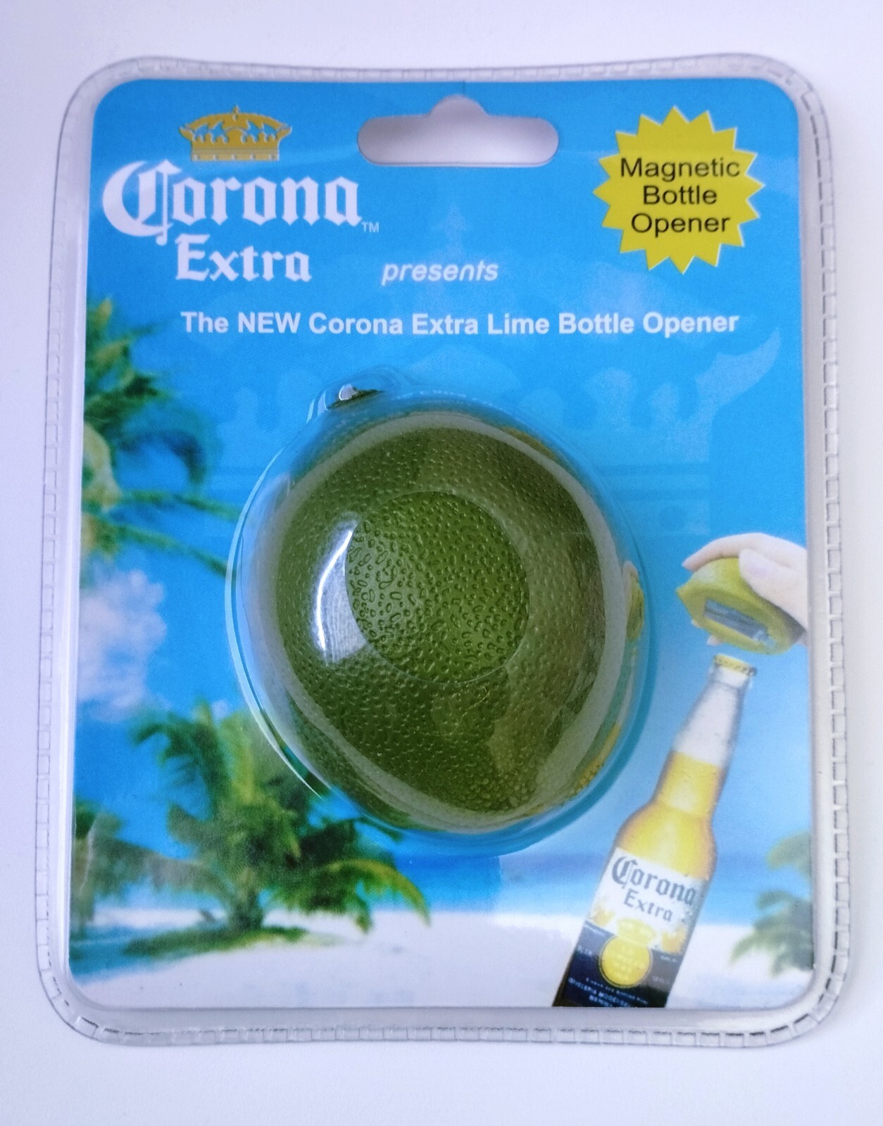 Corona Extra Lime Shape Vintage Magnetic Bottle Opener
