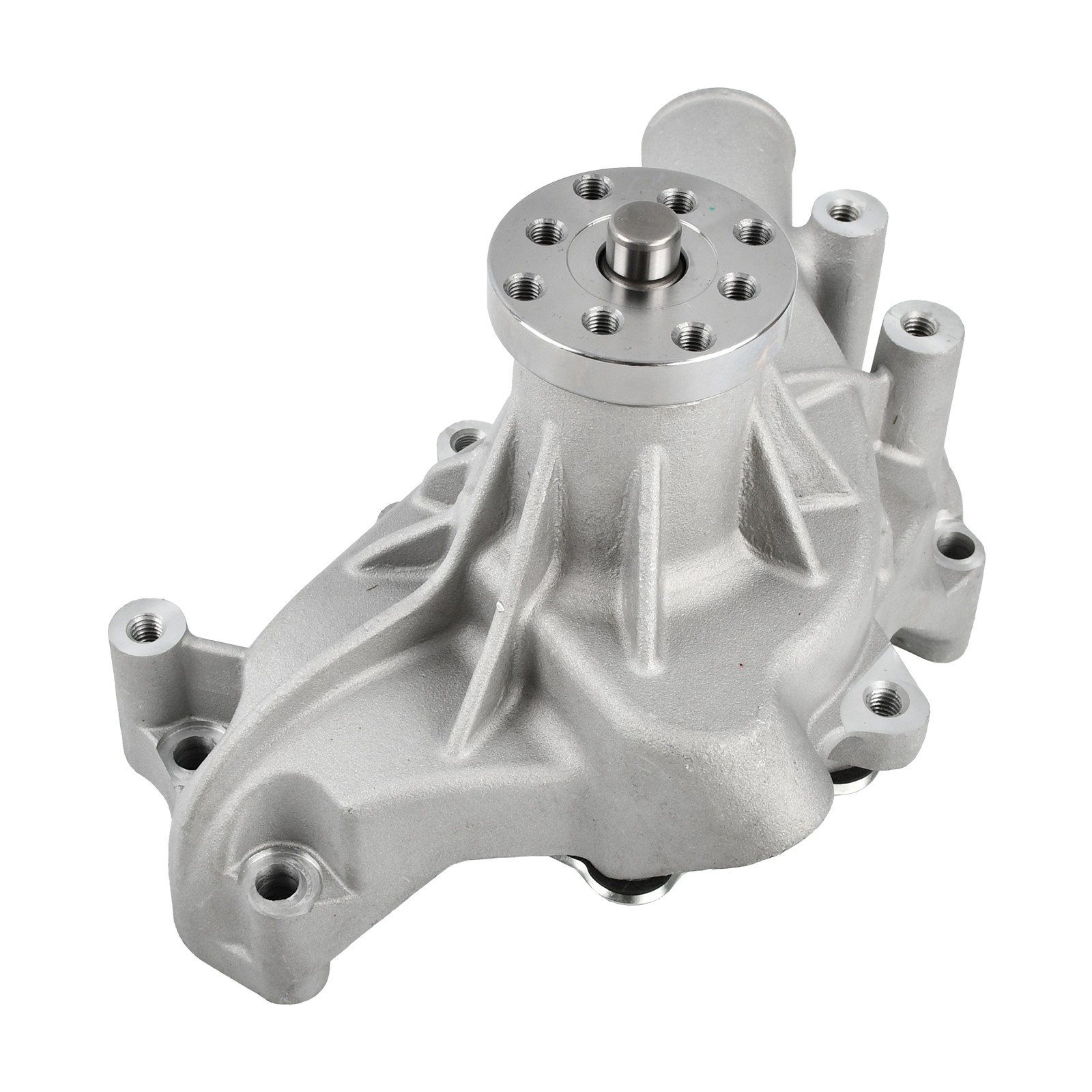 For SBC Small Block Chevy 283 305 327 350 400 Long Water Pump & 2 Groove Pulley