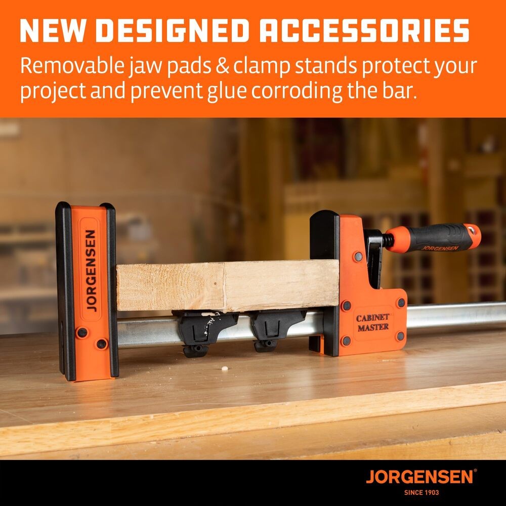 JORGENSEN 2-Packs 36" Parallel Bar Clamp Heavy-Duty Cabinet Master Clamp 2200lbs