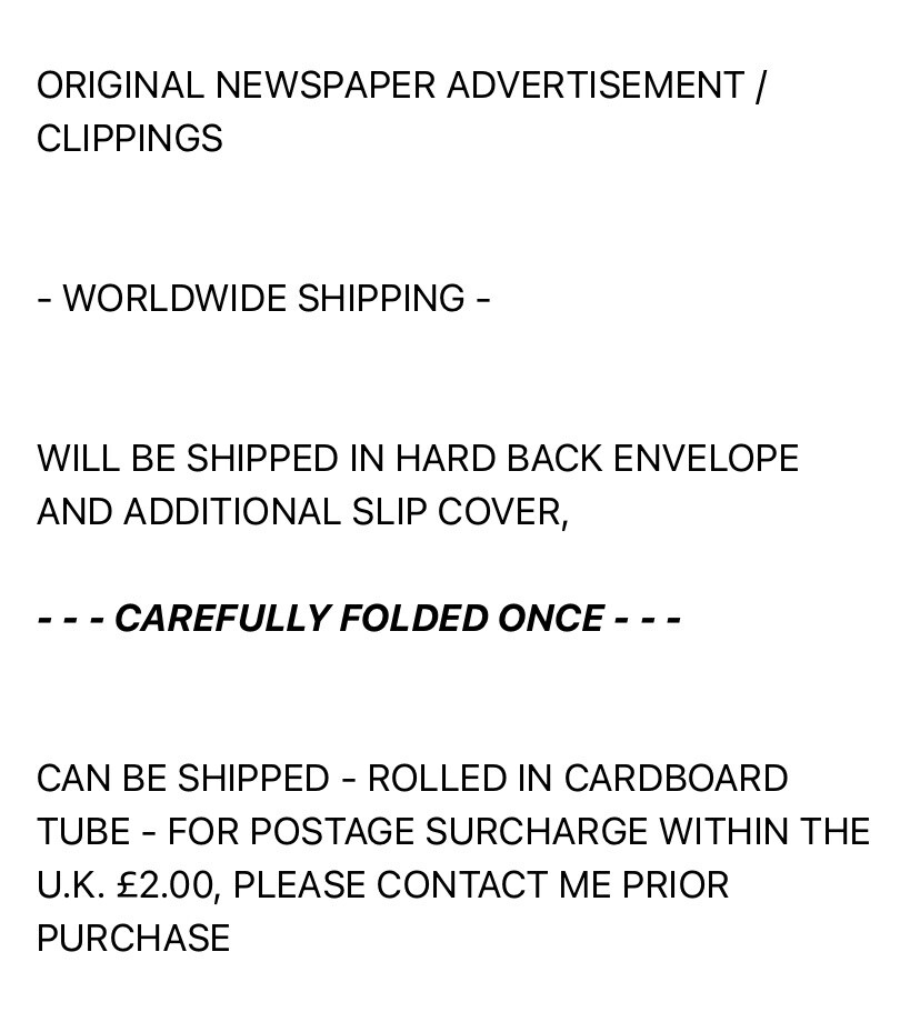 Mariah Carey 2025 Tour Date Ad Sandringham UK Exclusive News Advert Poster 14x11