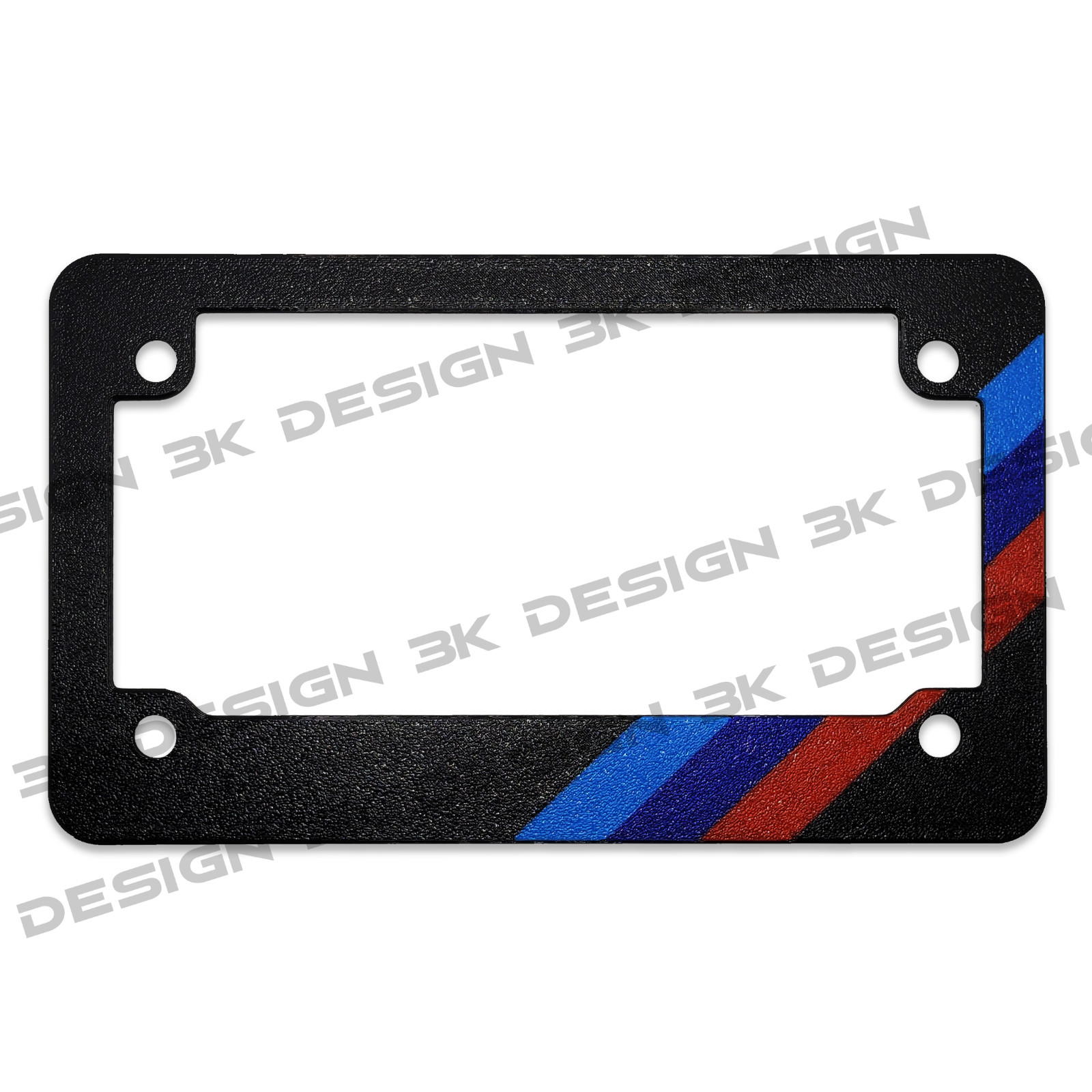 For M-Sport BMW Motorrad Motorcycles Textured License Plate Frame (M1000RR/R/XR)