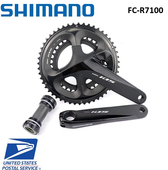Shimano 105 FC-R7100 2x12 Speed Hollowtech II Crankset ROAD 50-34T 170mm