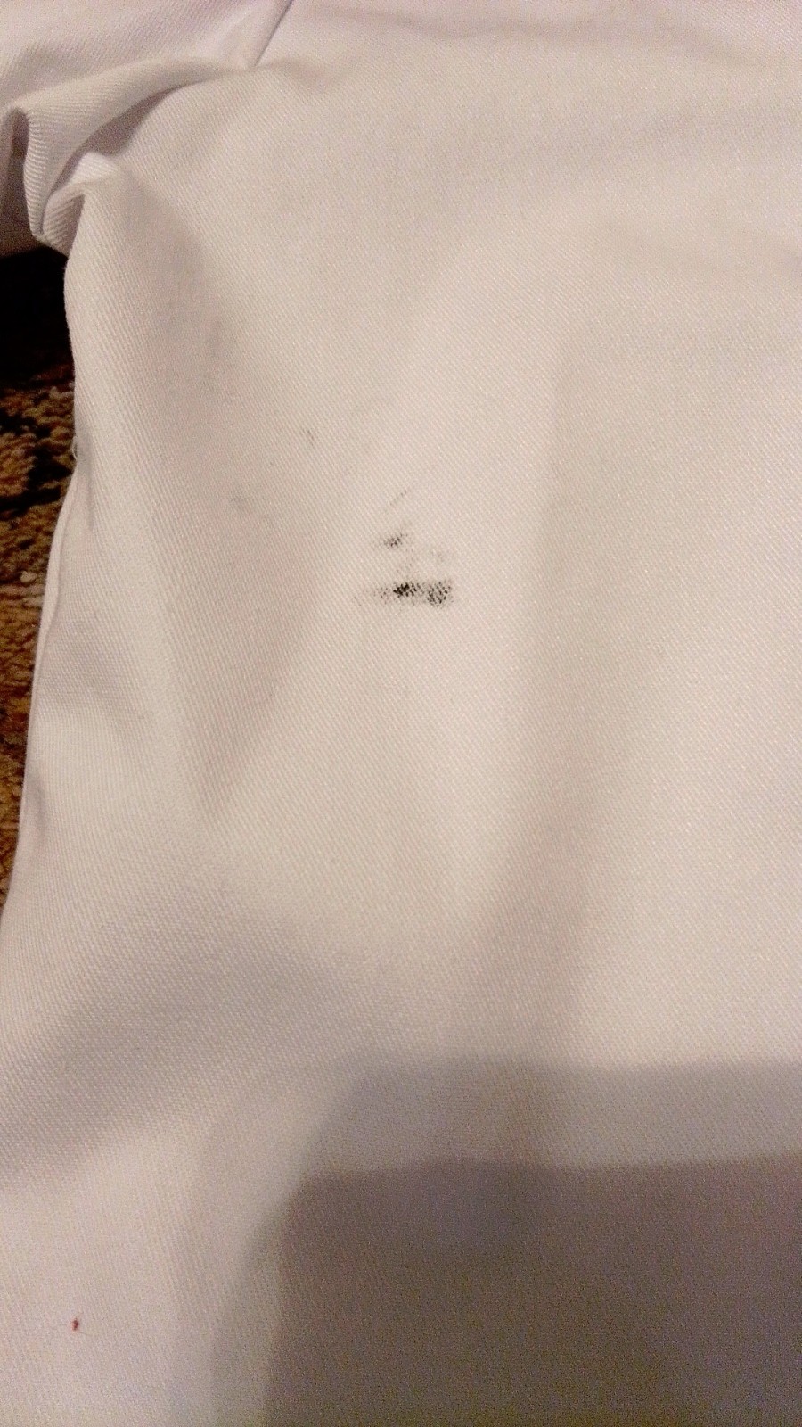 F34) CLEMENT DESIGN CHEF COAT SIZE 2 LARGE LONG SLEEVE NICE USED CONDITION