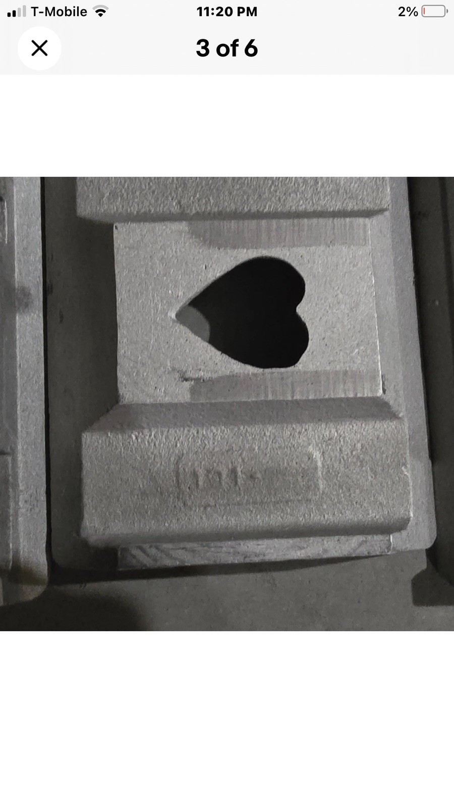 Rhodes Kook E King Cookie King Depositor Hearts ❤️’s Mold with 6 Hearts.