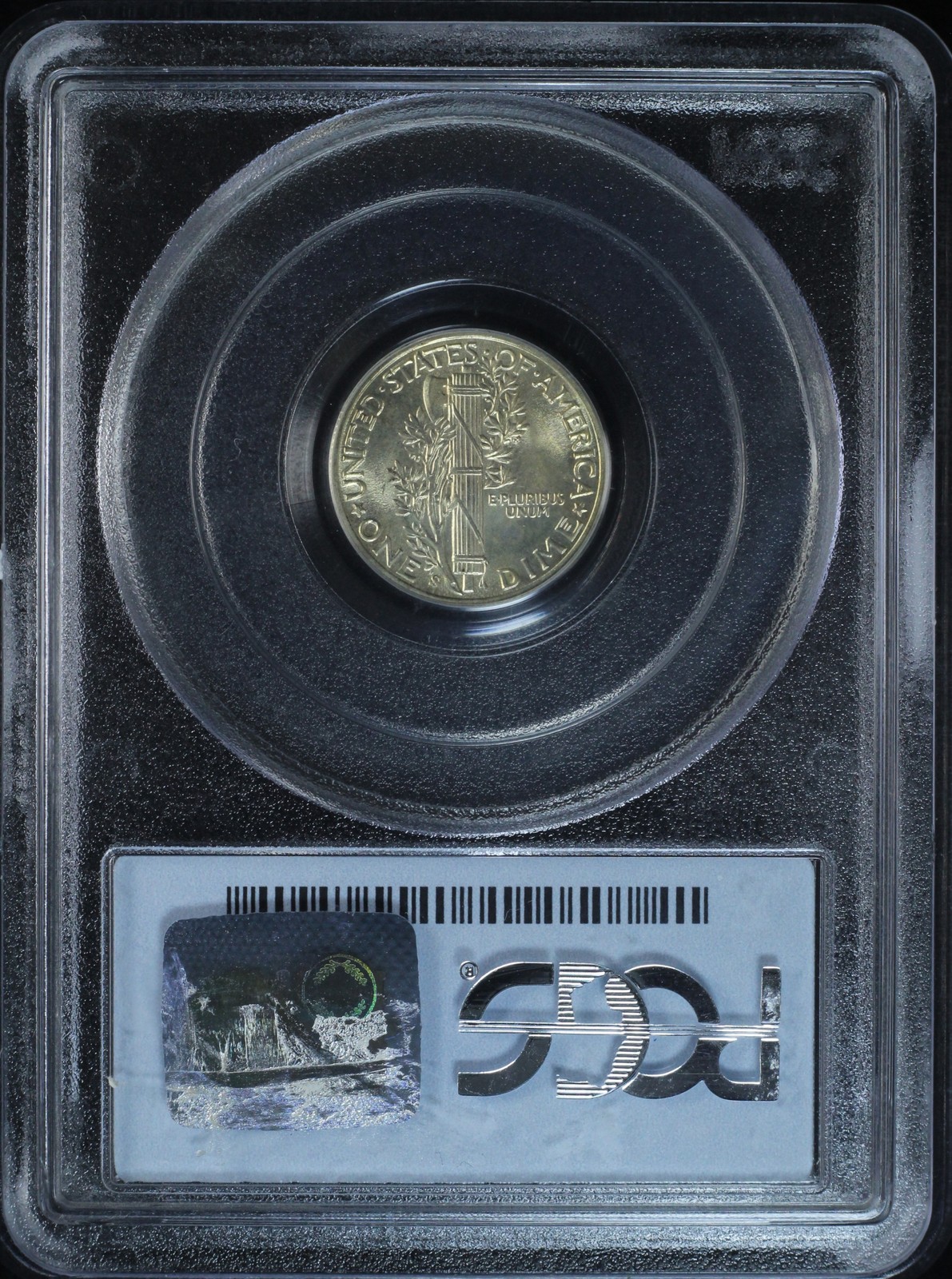 1943-S MERCURY DIME 10C PCGS MS66FB - FULL BANDS (PQ161)