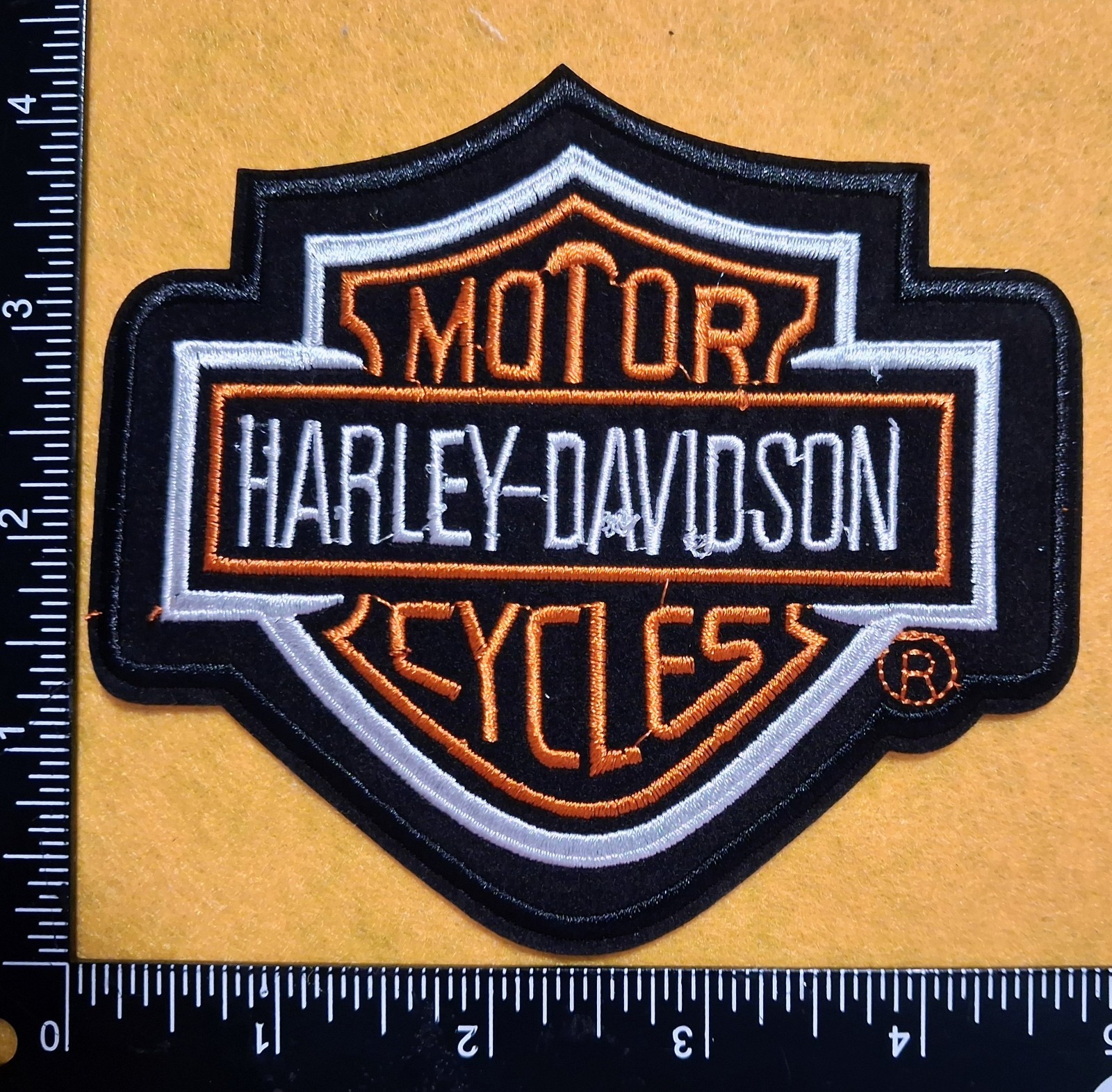 Harley "Bar & Shield" patch collectible classic HD motorcycle biker memorabilia
