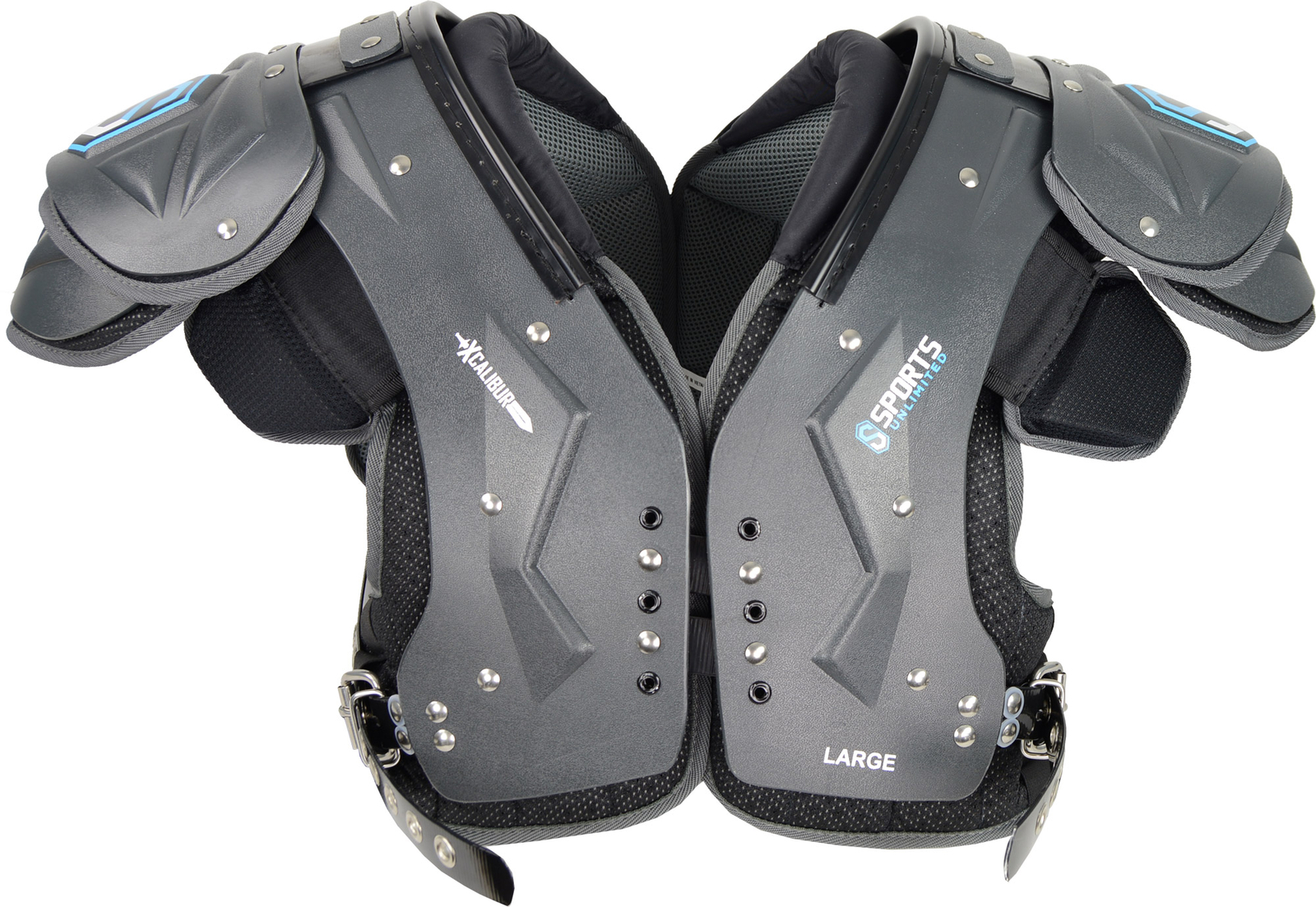 Sports Unlimited Xcalibur Adult Football Shoulder Pads, New