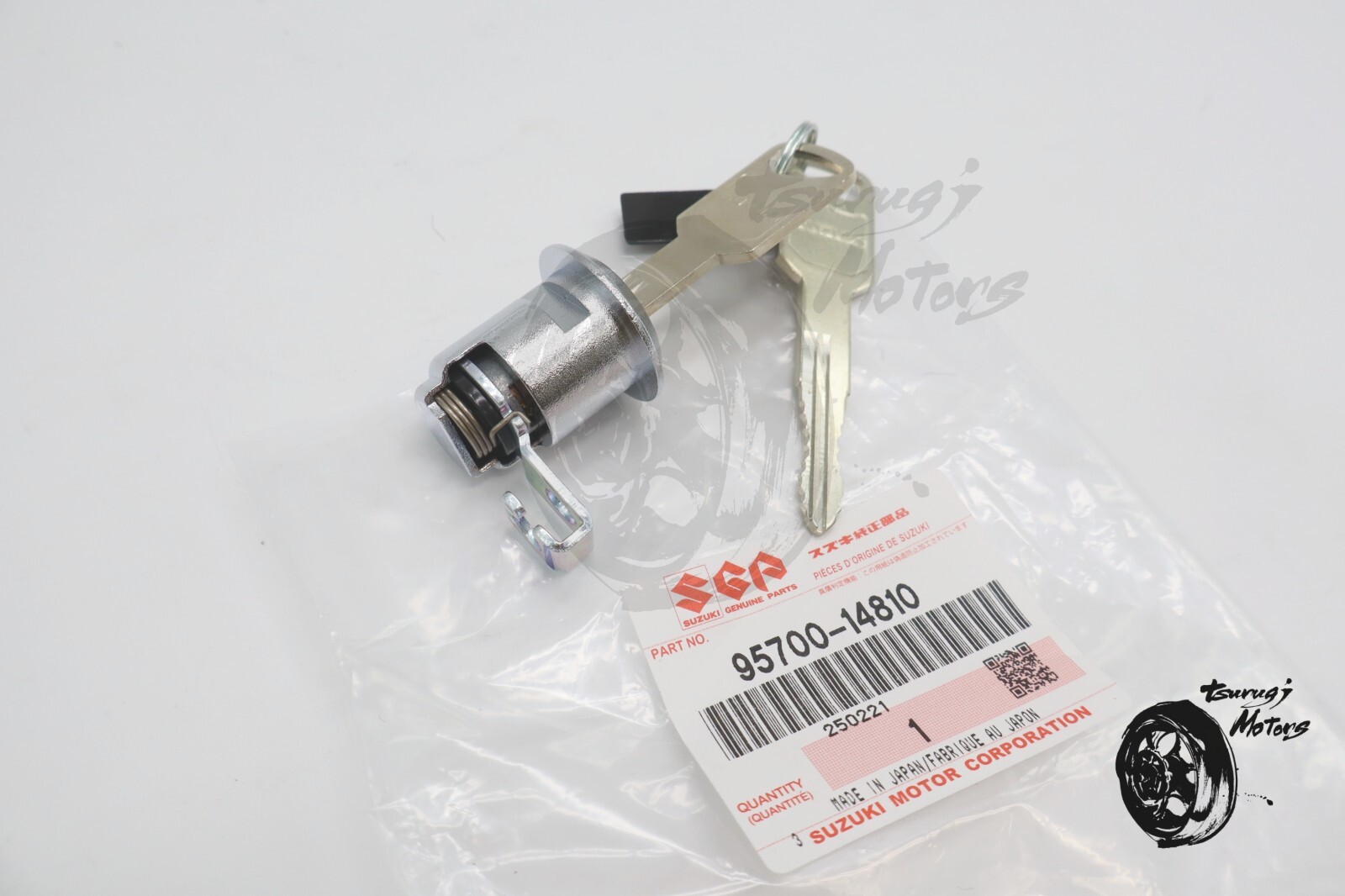 SUZUKI Genuine GSXR GSXS 600 750 1000 Rear Seat Tail Lock Set 95700-14810 W/Keys