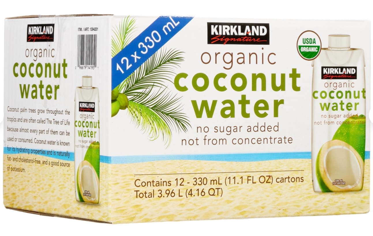 Kirkland Signature, Organic Coconut Water, 11.1 fl oz, 12-count FREE SHIPPING