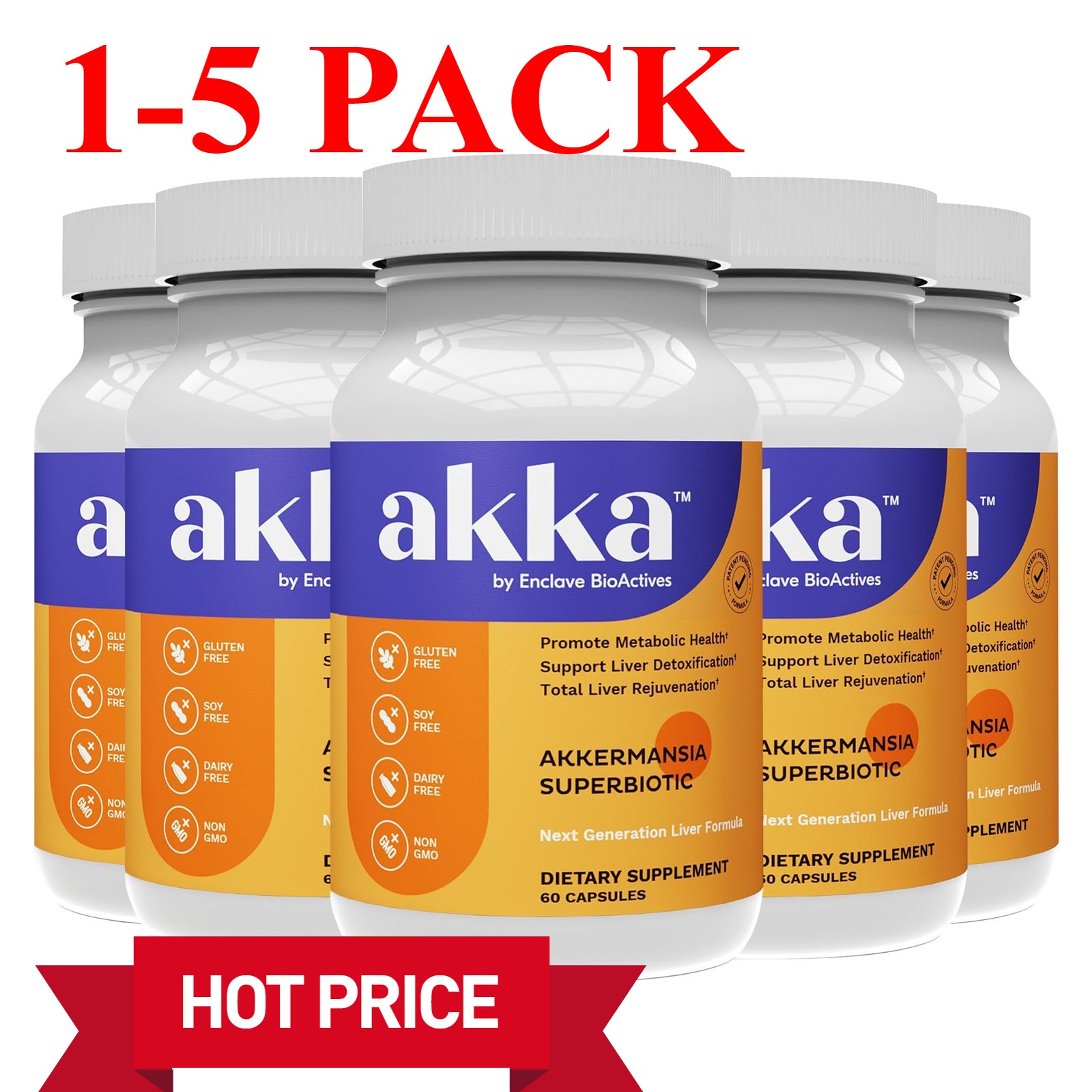AKKA Premium Liver Cleanse Detox & Repair Superbiotic Gut Health, Milk Thistle