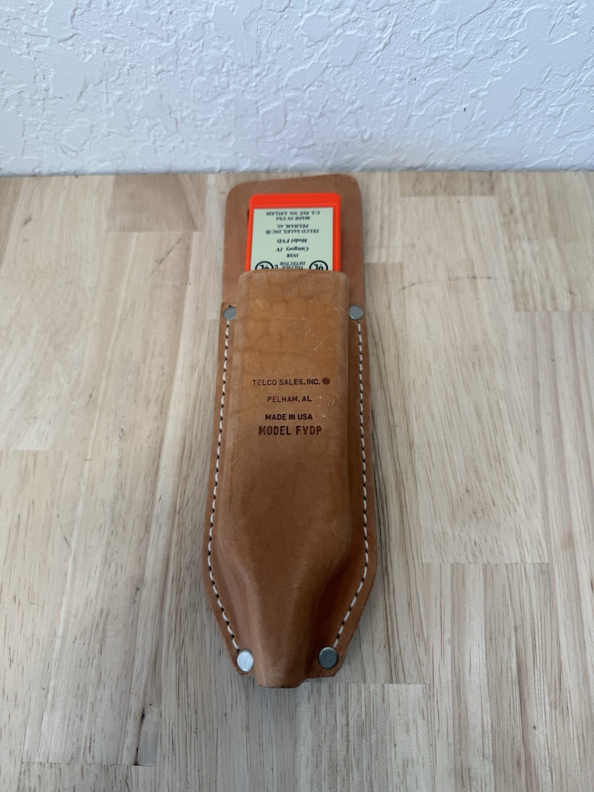 Telco Sales Foreign Voltage Detector 3NXR Model FVD W/Leather Cover