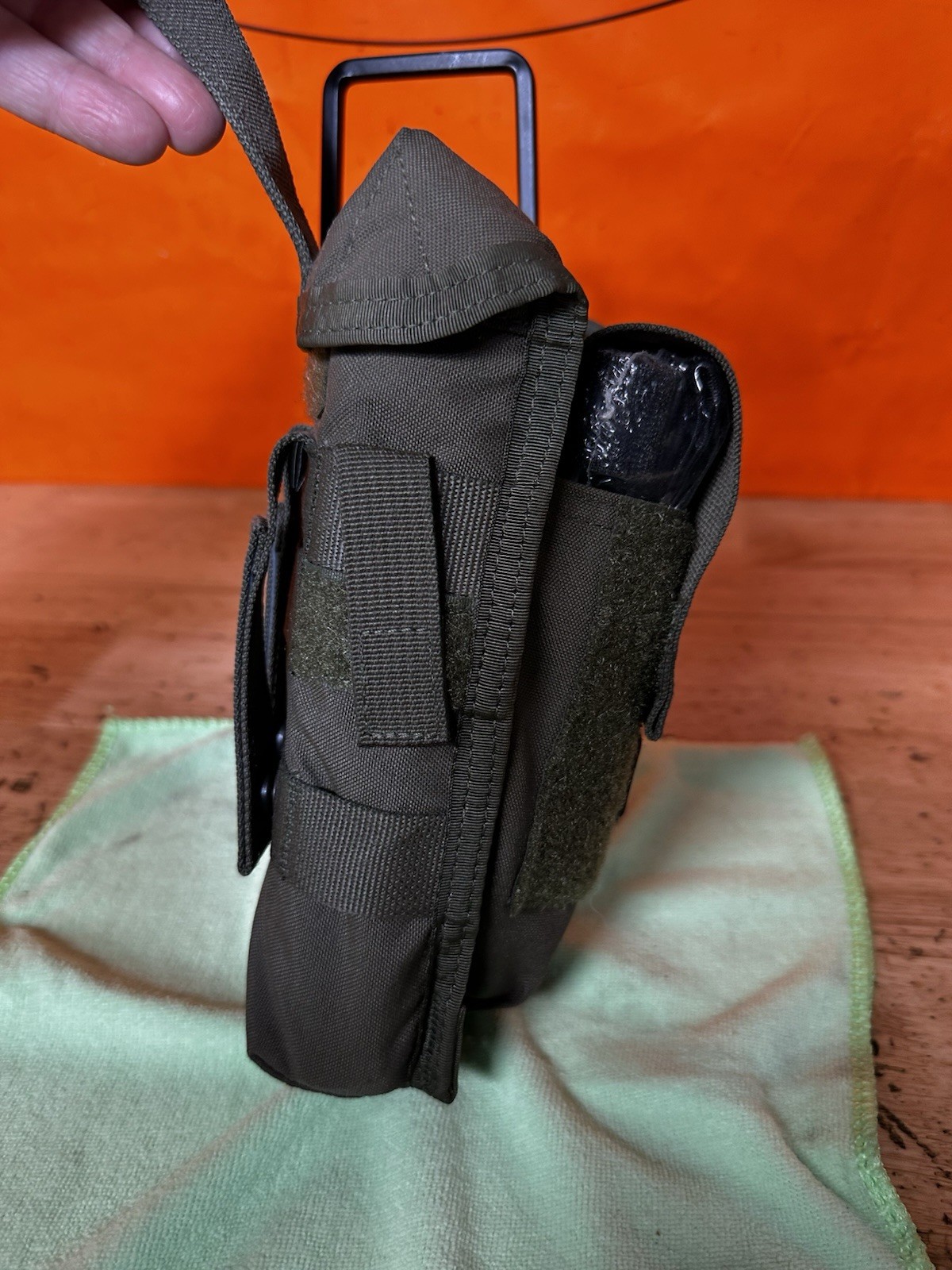 D.A.R.K. Slim Trauma Kit Ranger Green. Dark Angel Medical CIV-LE