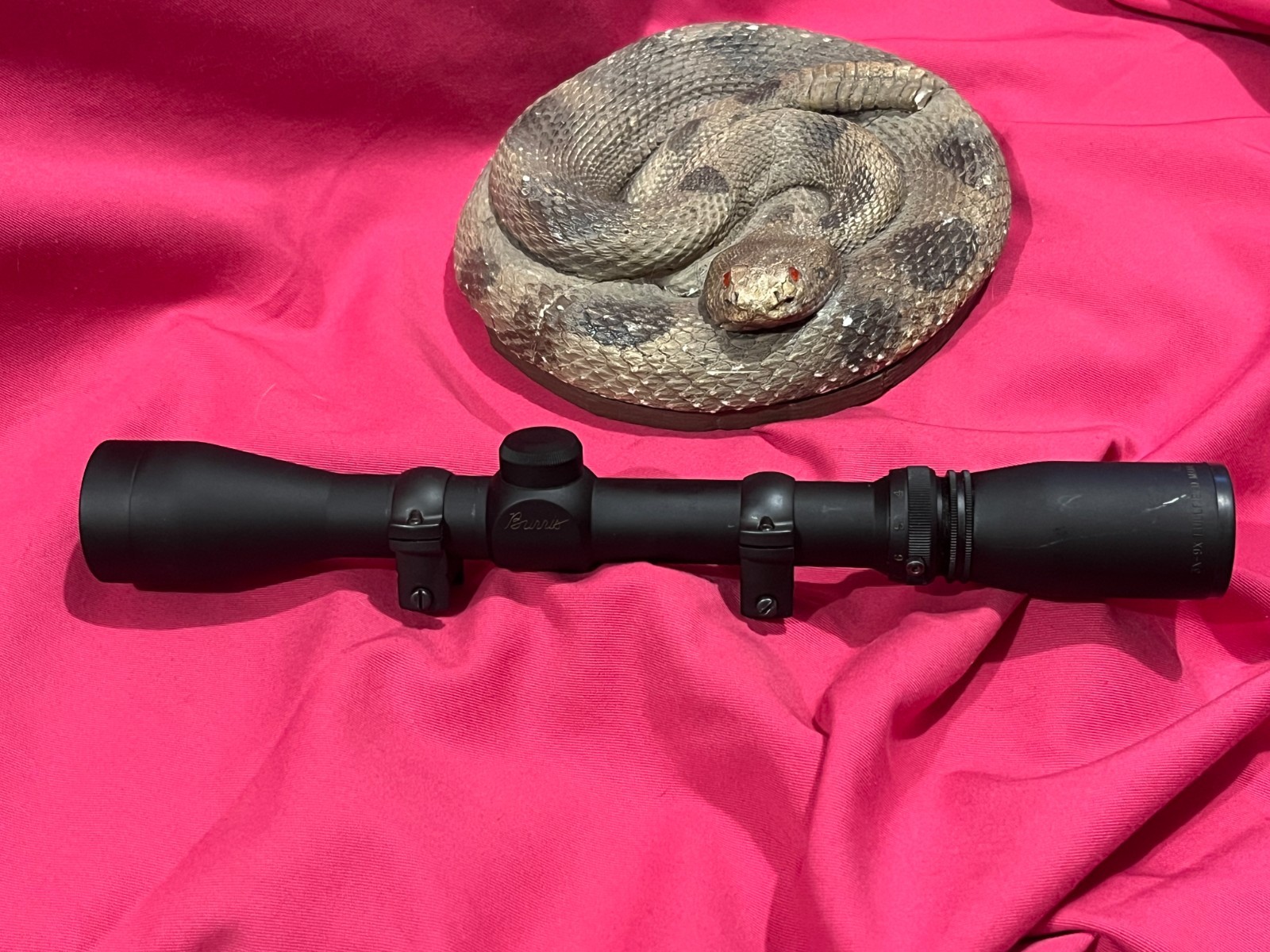 beautiful original BURRIS 3X-9X FULLFIELD scope & Zee Rings circa 1988