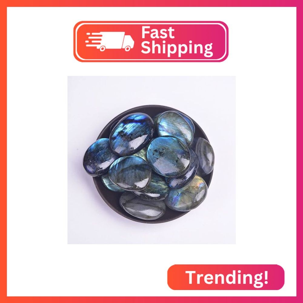 Labradorite Healing Crystal Stones, 1.25-2.0" Large Reiki Healing Gemstones Natu