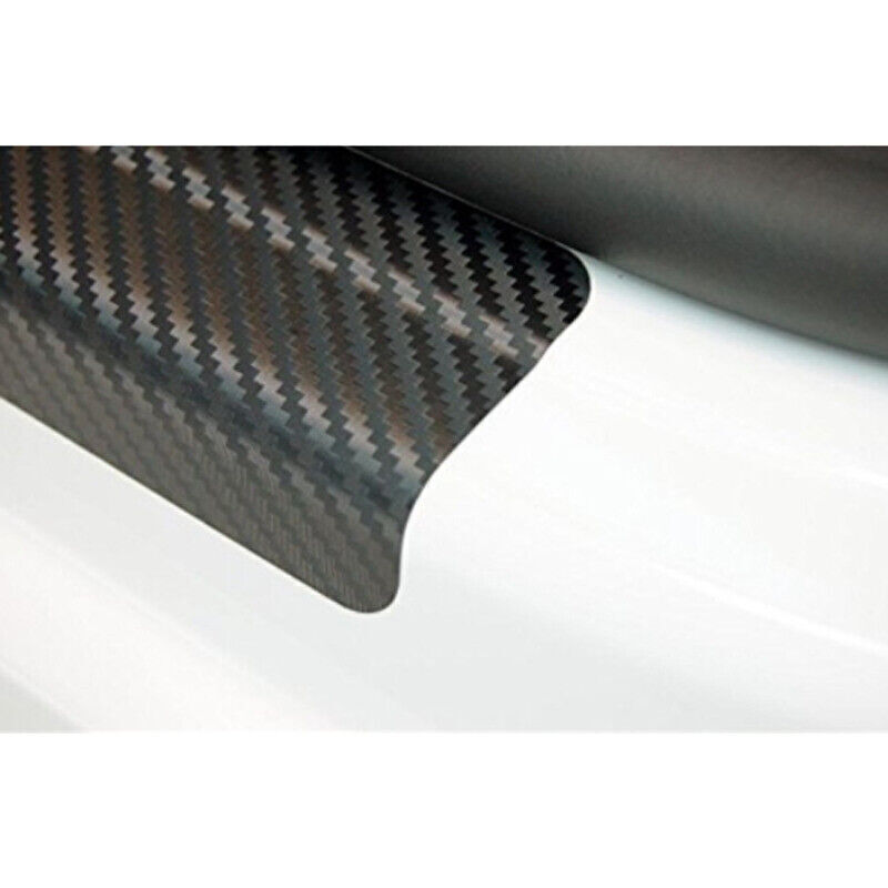 Car Door Sill Protector Door Step Plate Cover Carbon Fiber style Decal Sticker