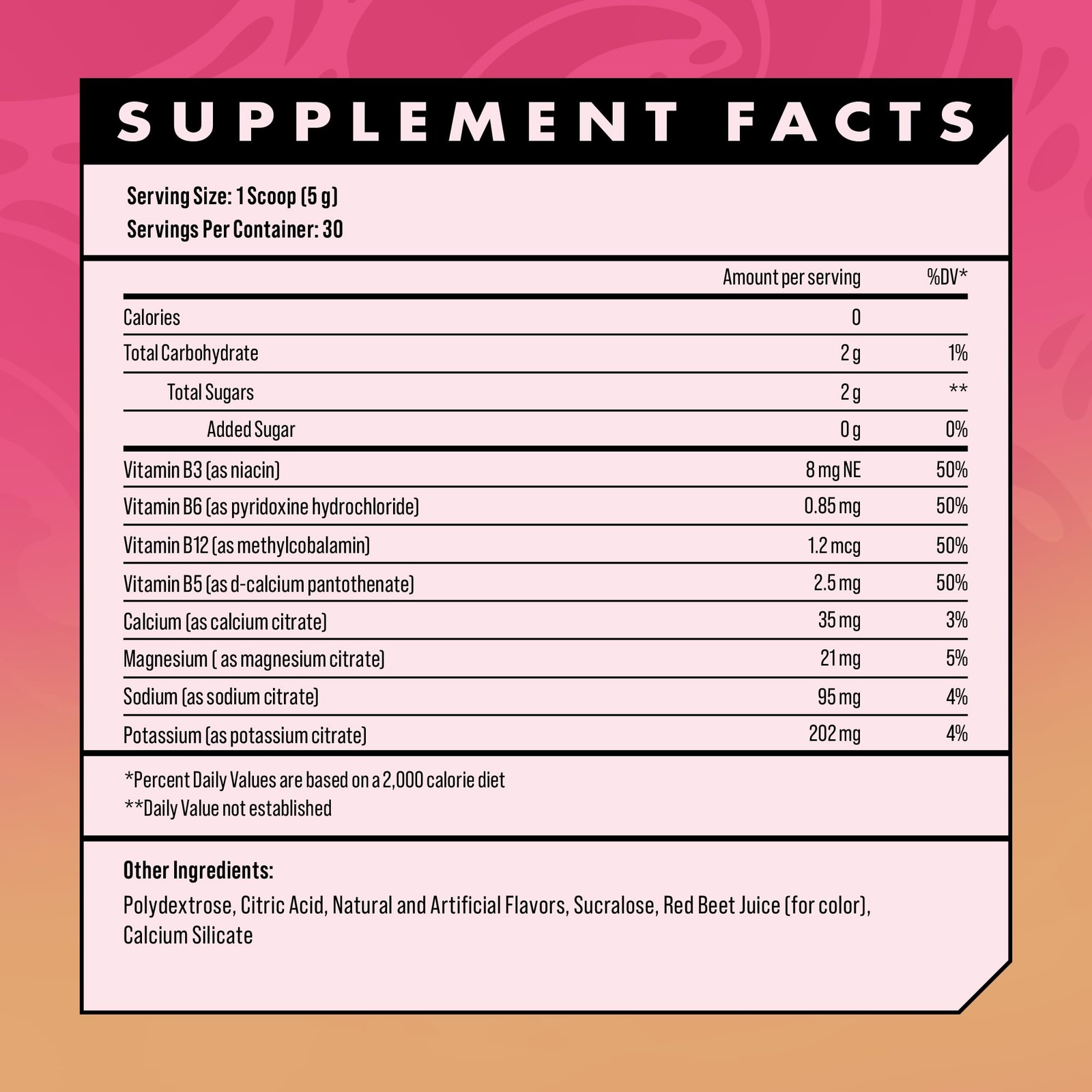 Hydration High-Performance Electrolyte Drink Mix with B Vitamins for All-Day ...