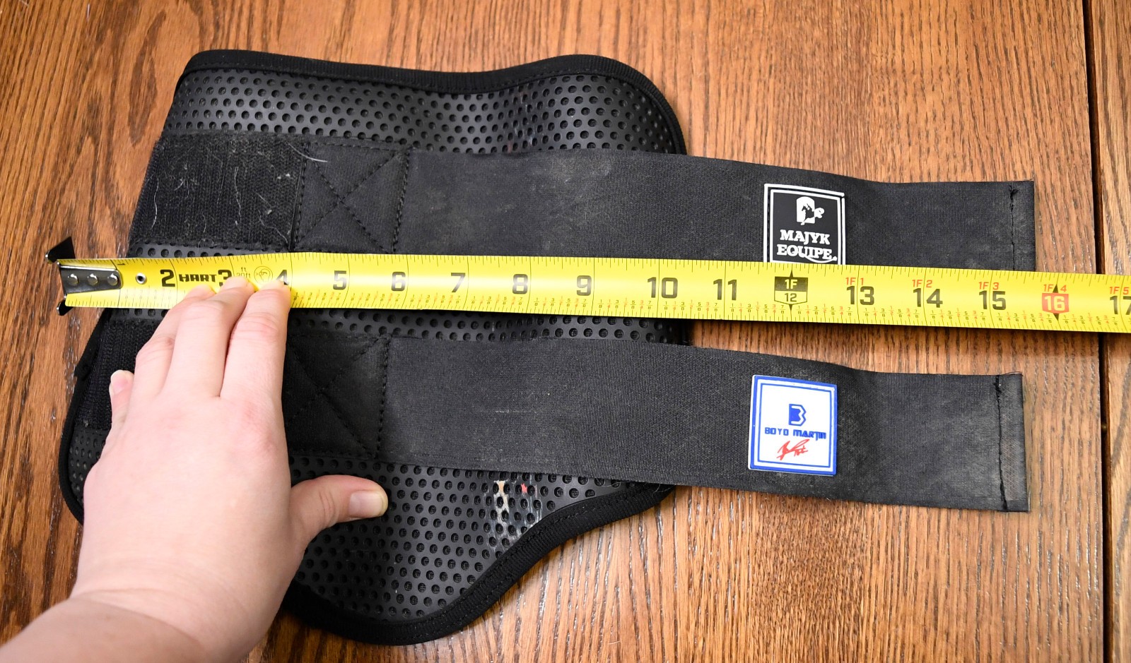 Majyk, XC boots fronts hinds black, Medium cross country eventing Boyd Martin b