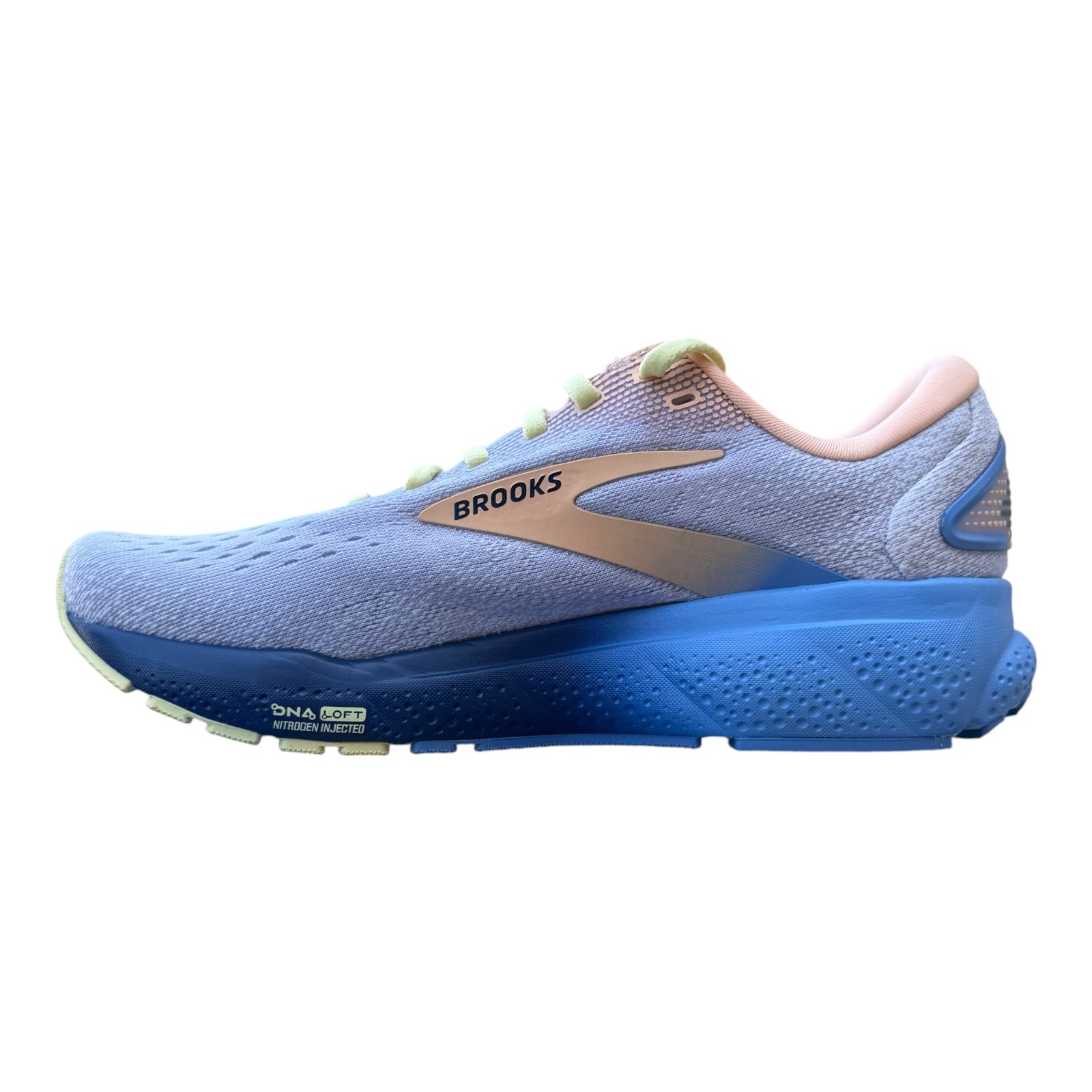 Women's Brooks Ghost 16 Haze/ Blueprint/ Peach 120407 1B 182 Running Shoes
