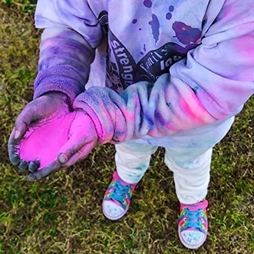 Color Blaze Color Powder Packets - 75 g Each - 25 Packs Pink Baby Gender Reveal