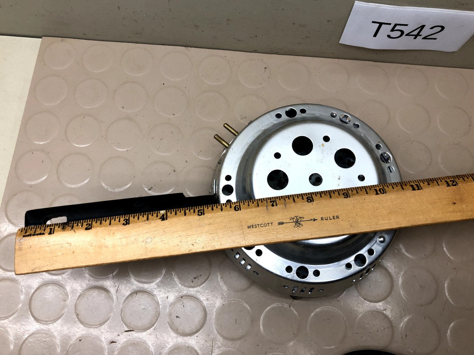 Vintage Electric Heating Plate with Handle & Removable Cord