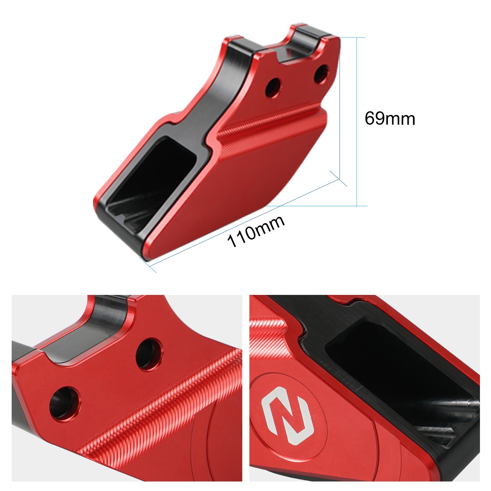 For Yamaha Blaster 200 YFS200 Rear Chain Guide Support Silder NICECNC 1988-2006