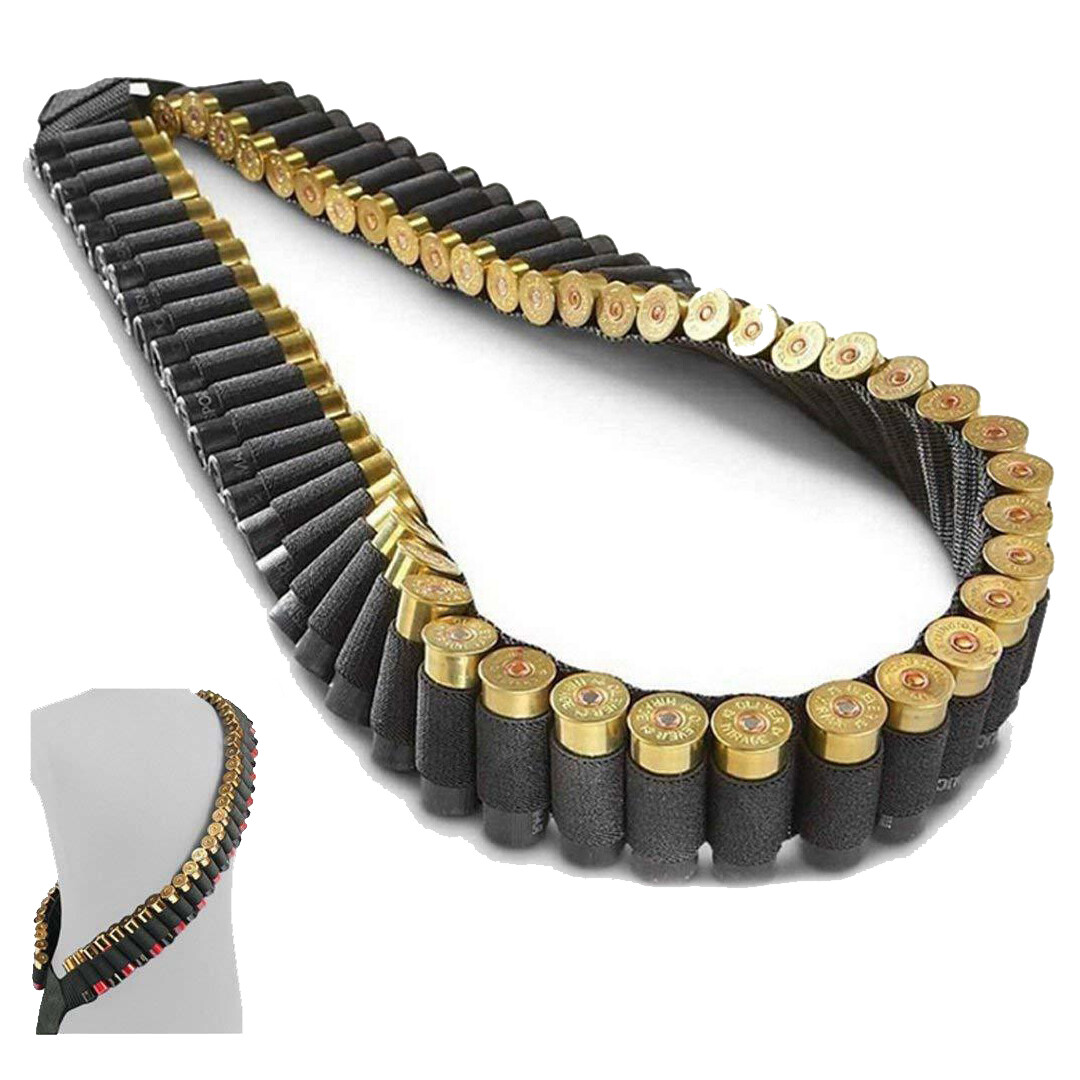 Shotgun bandoleer Rifle Sling holds 56 shells for 12 or 20 gauge 56 Rounds