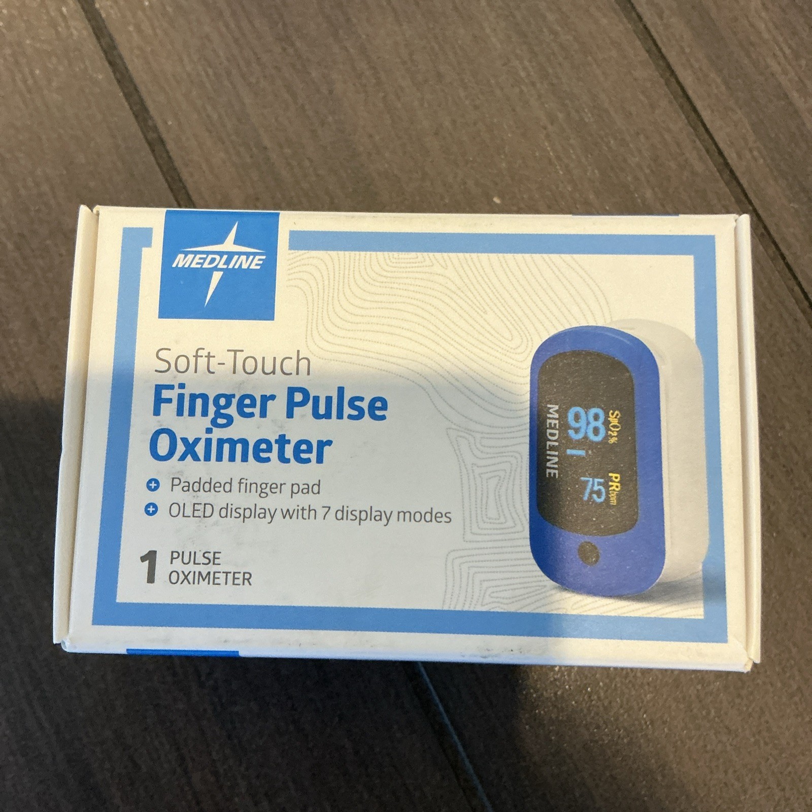 New In Box Medline Soft-Touch Finger Pulse Oximeter OLED Display
