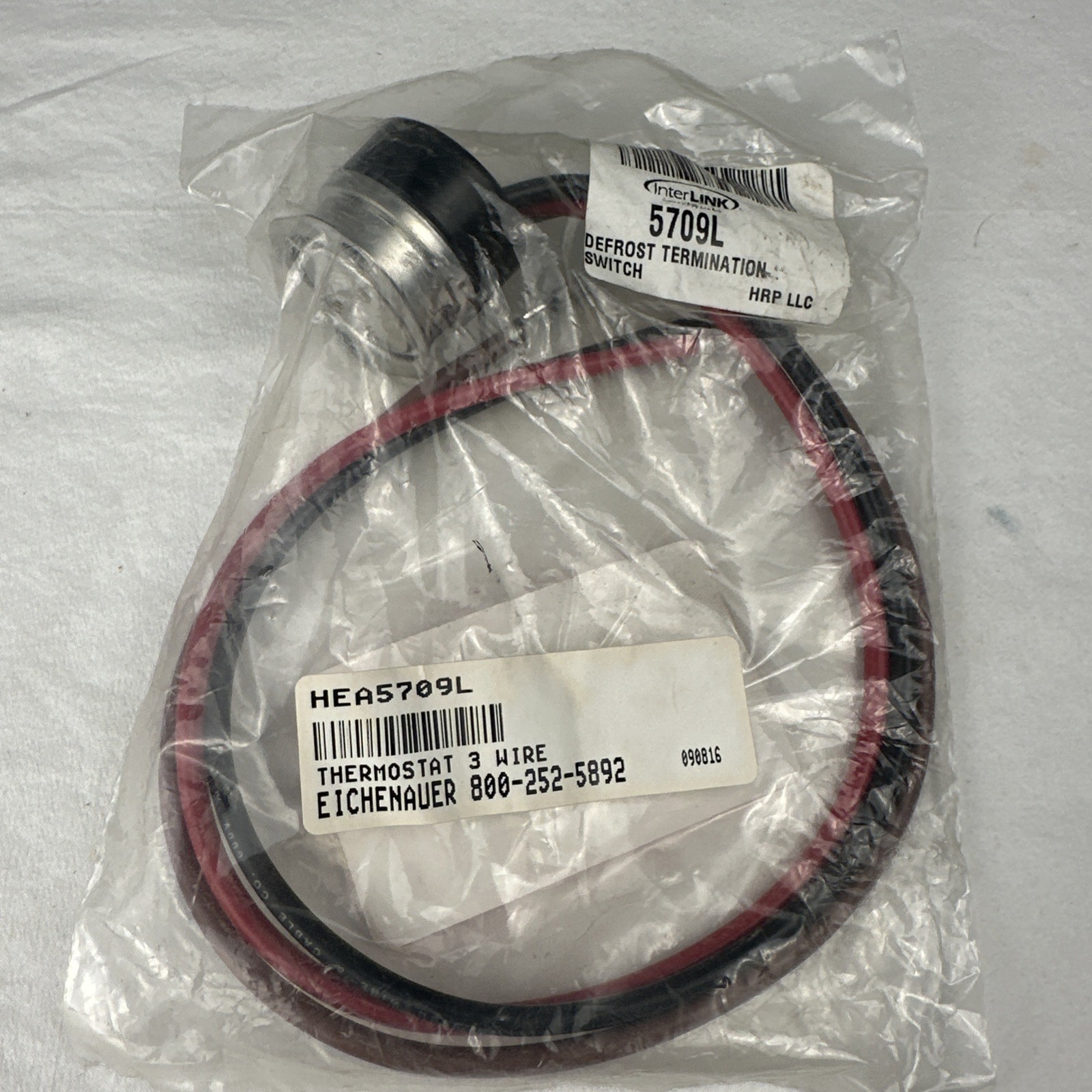 InterLink Norlake 034036 Defrost Termination Switch 5709-L Heatcraft HRP - NEW
