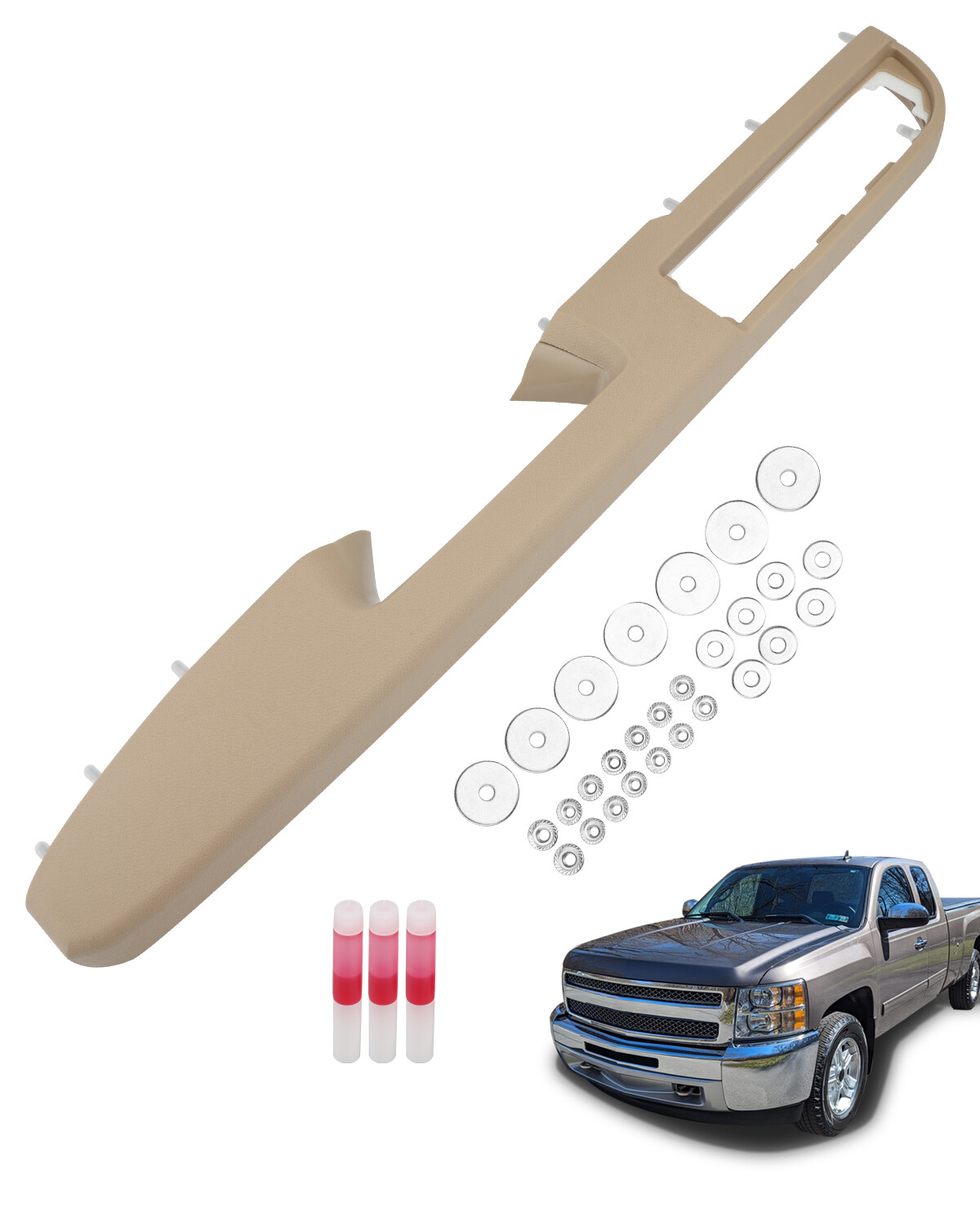 Driver Armrest Repair Set For 10-14 Chevy Silverado GMC Sierra 1500 2500 3500 HD