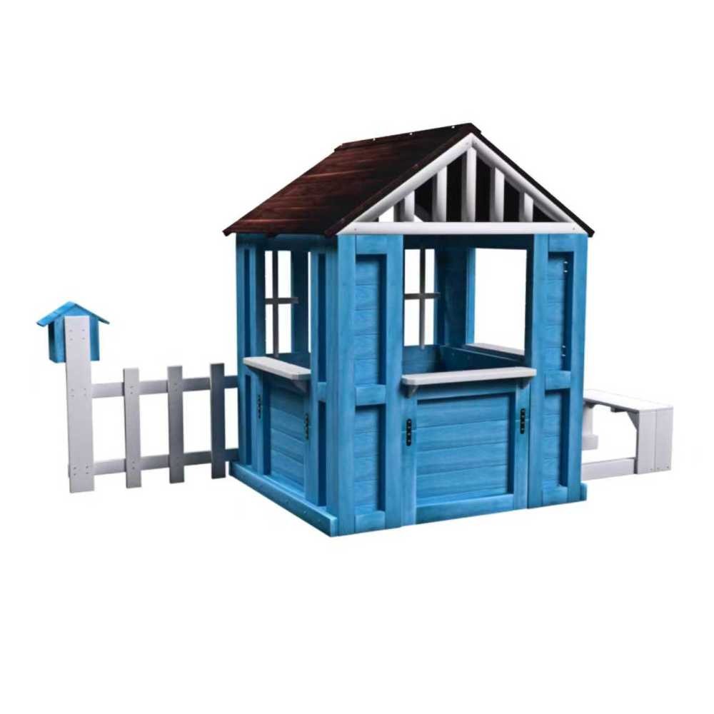 Kids Cabin Playhouse Playset Indoor or Outdoor Toy House Cottage Boys Girls Gift
