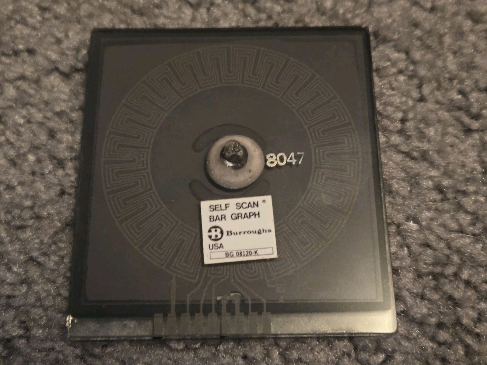 Self Scan Bar graph display Burroughs BG08120-k